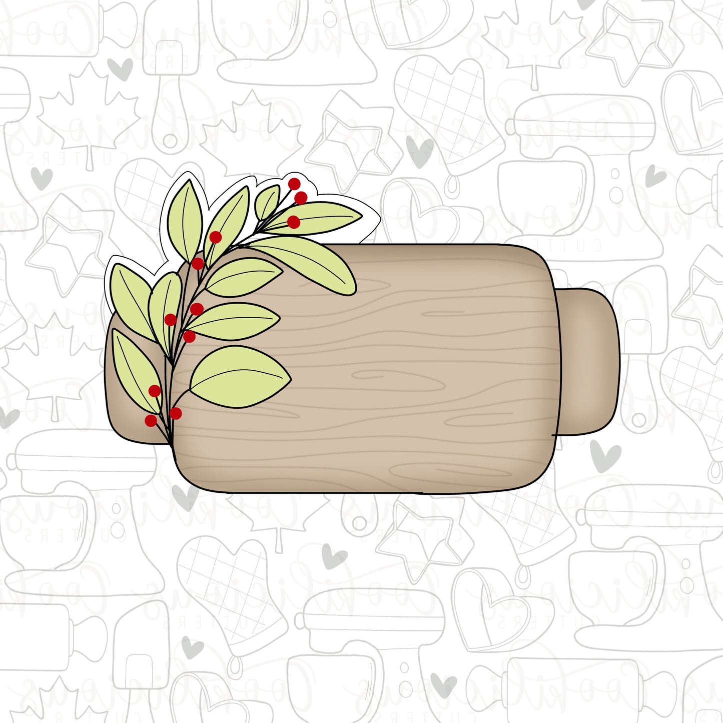 Holly Rolling Pin