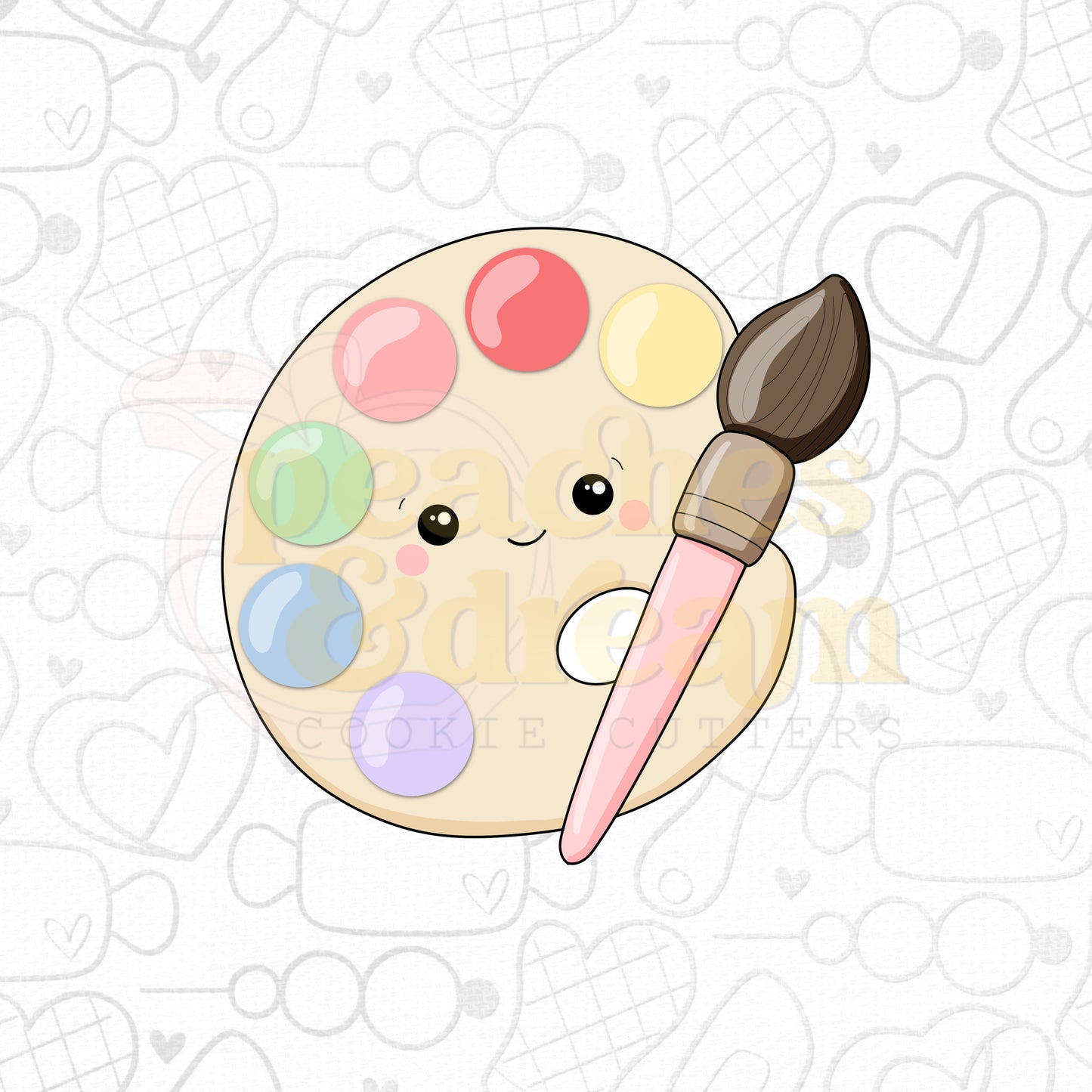STL - CUTE PAINT PALLET