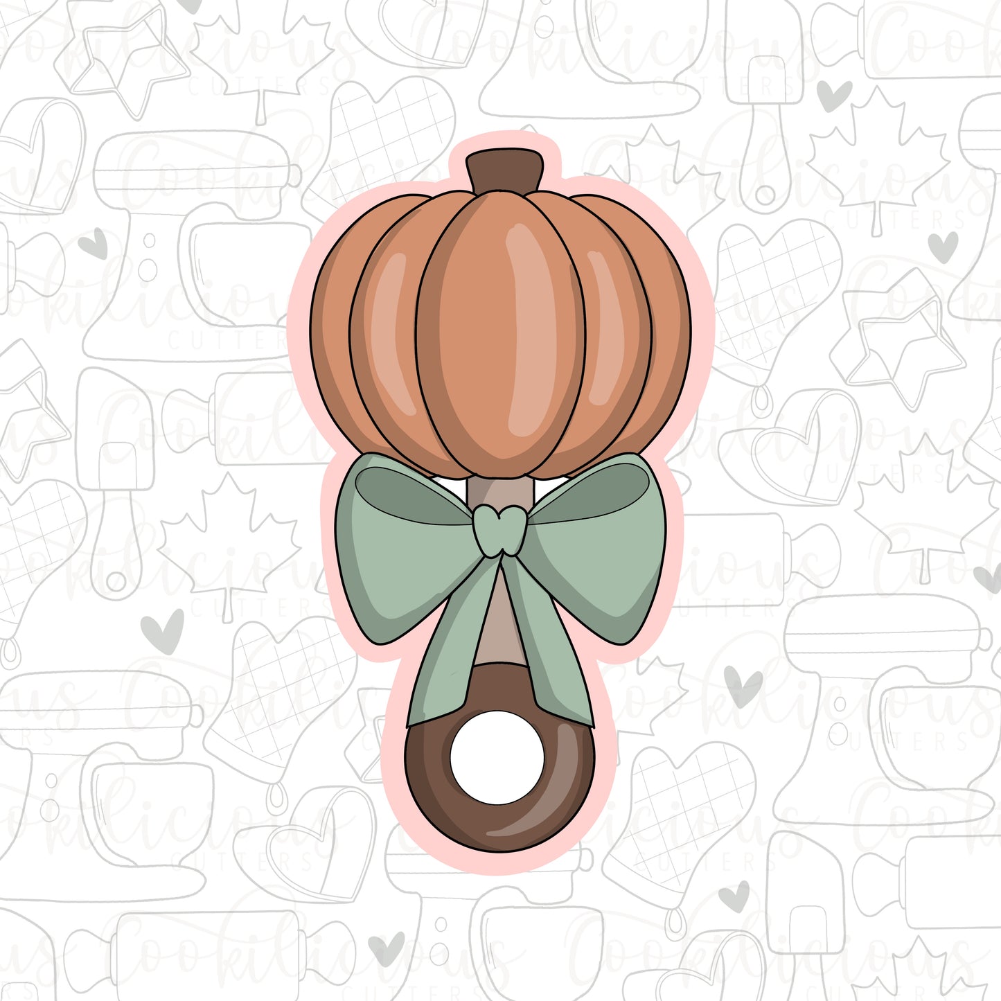 STL - Pumpkin Rattle Bow