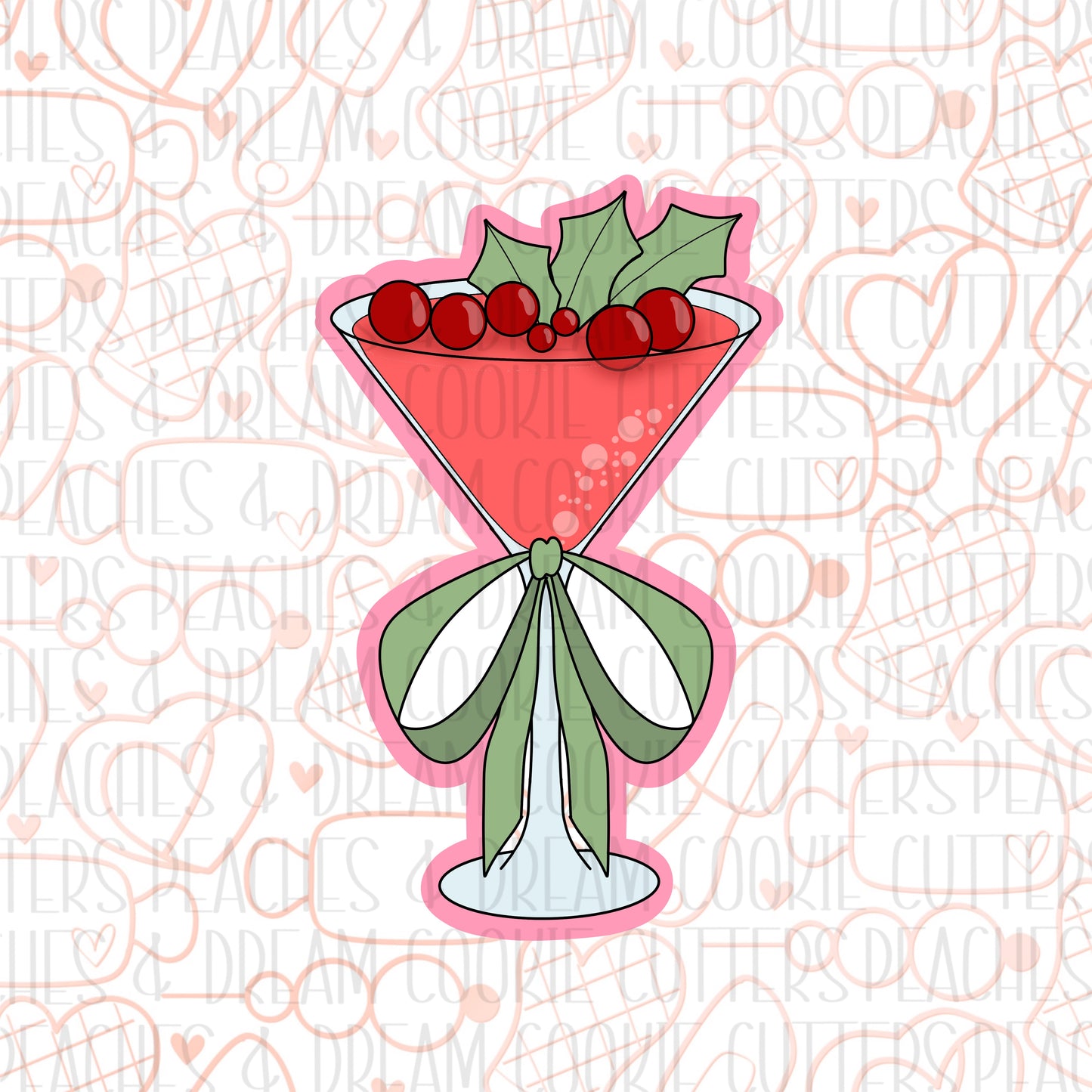 STL - CHRISTMAS MARTINI