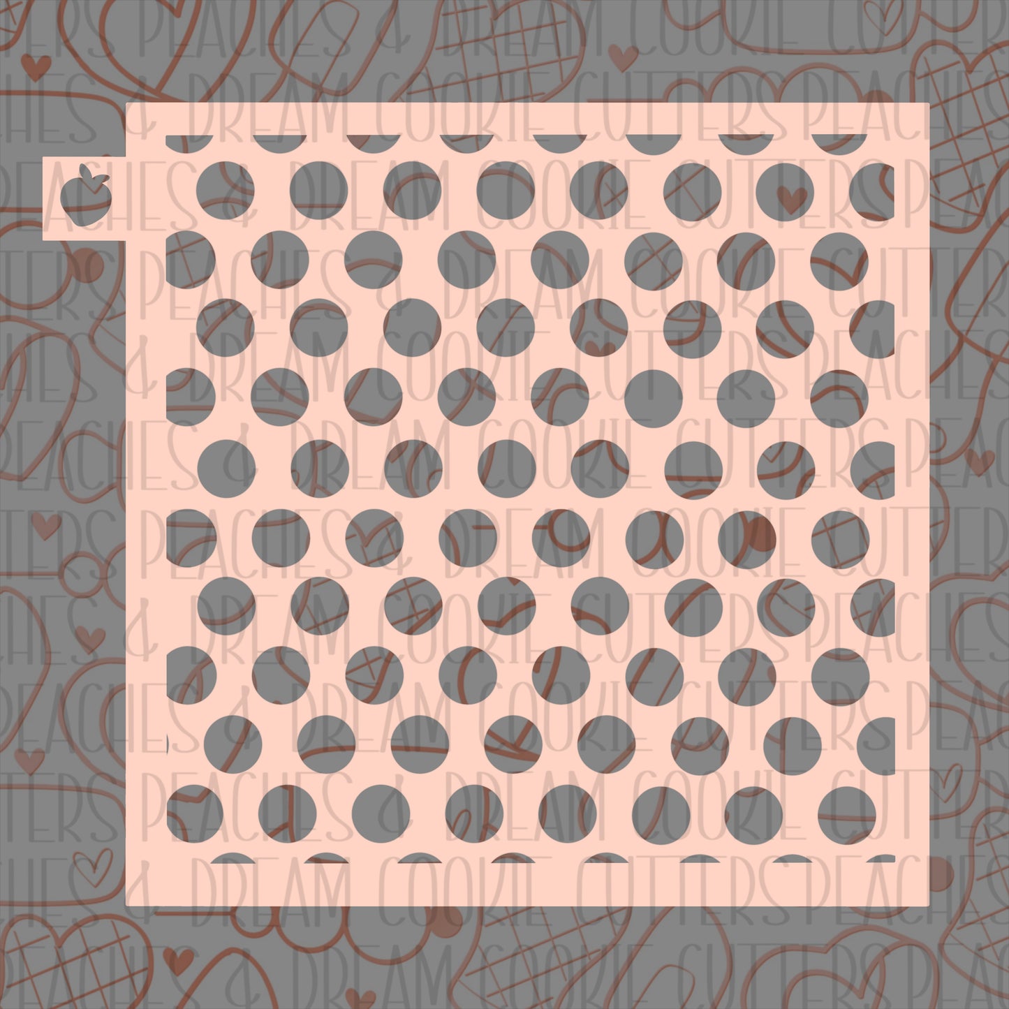 Large Dots Stencil