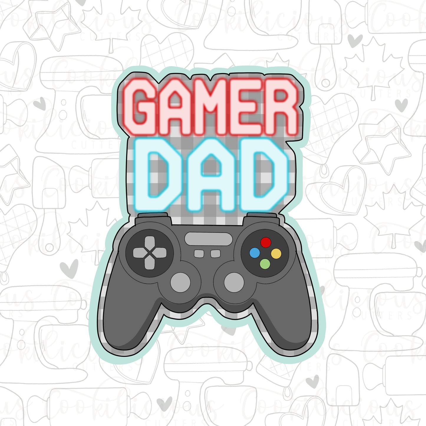STL - GAMER DAD PLAQUE