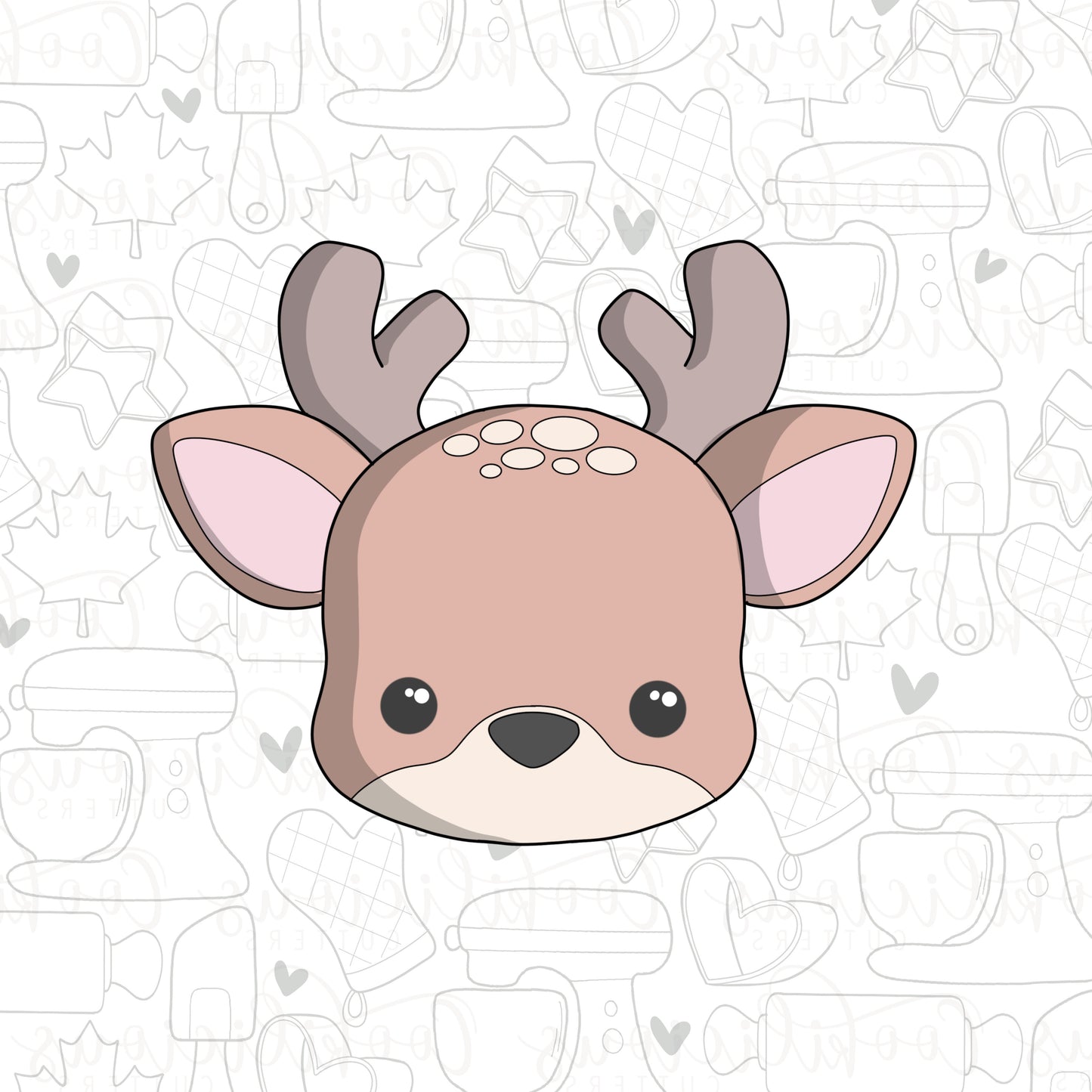 STL - CHUBBY REINDEER