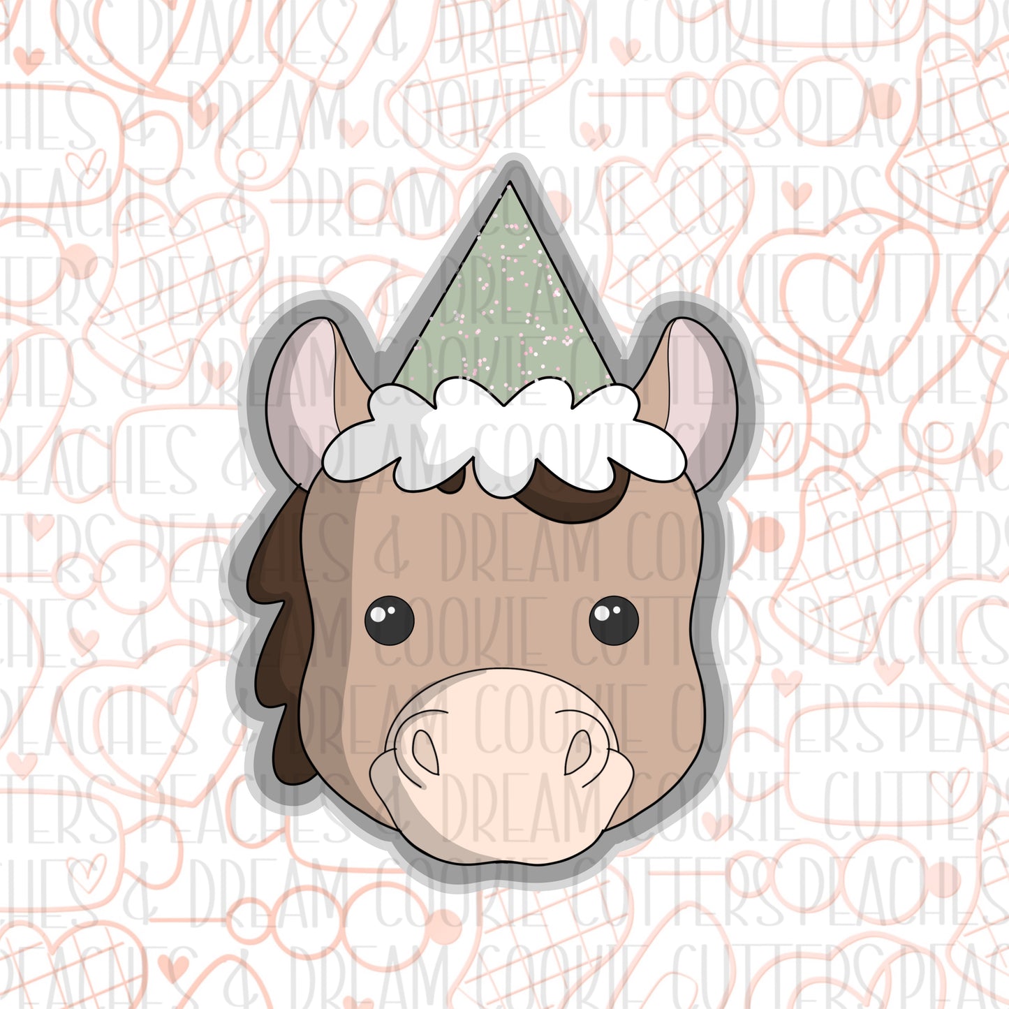 STL - HORSE FACE HAT