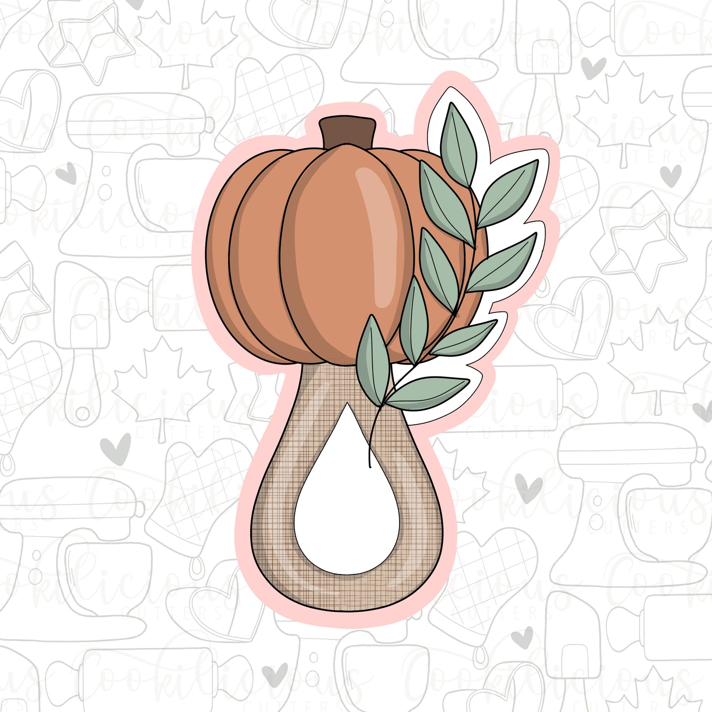STL - Boho Pumpkin Rattle