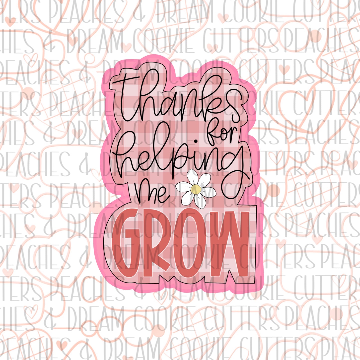 STL - HELPING ME GROW PLAQUE