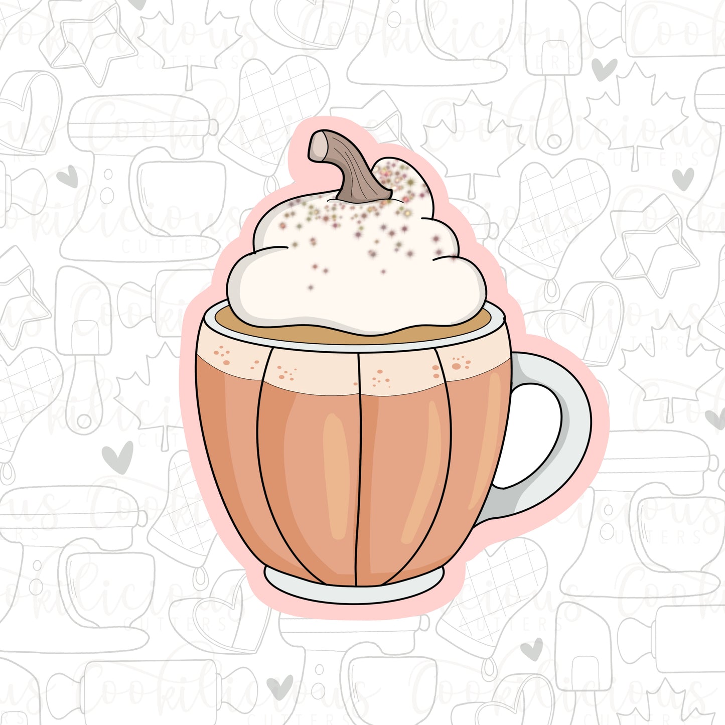 STL - CUTE PUMPKIN COFFEE