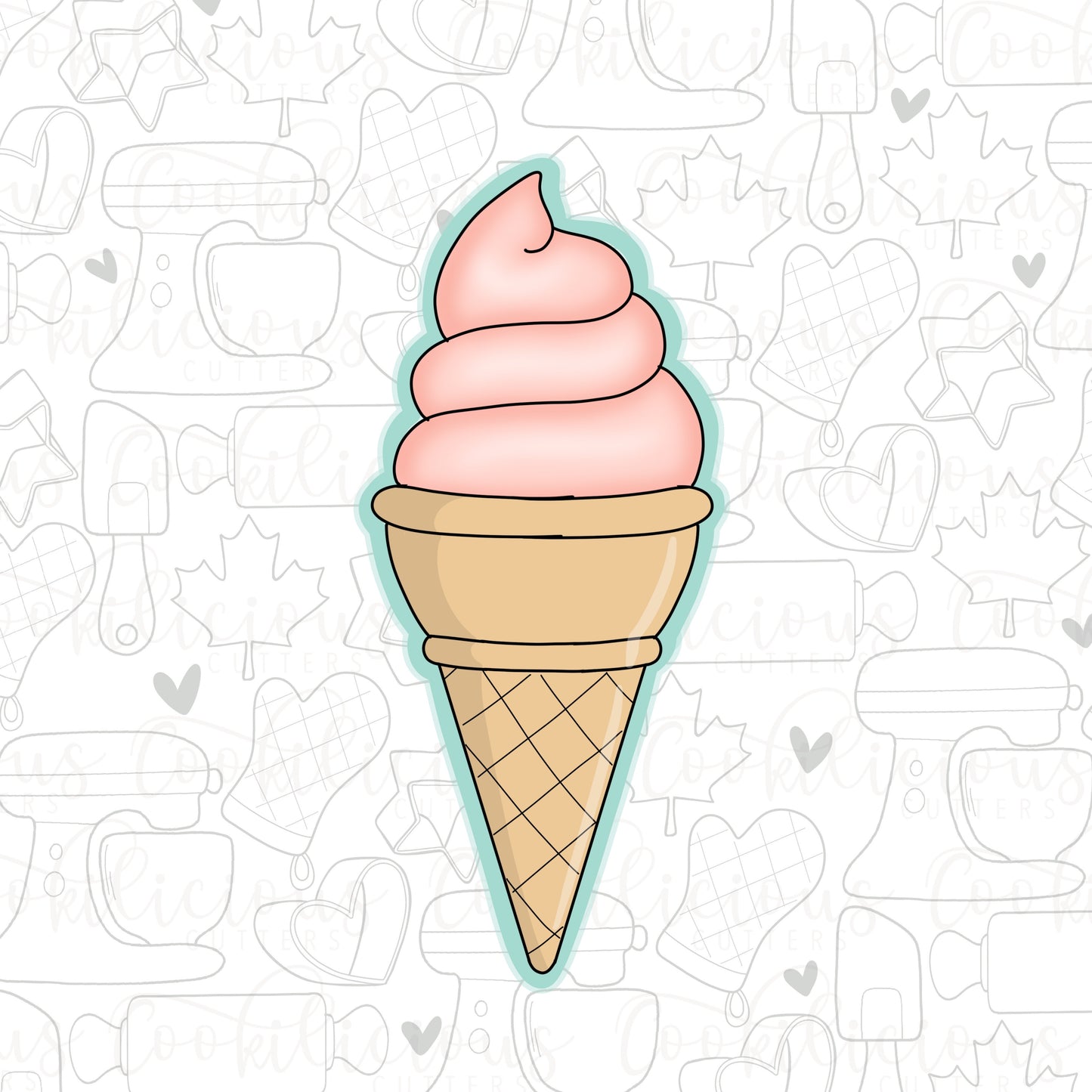 STL - SOFT SERVE CONE