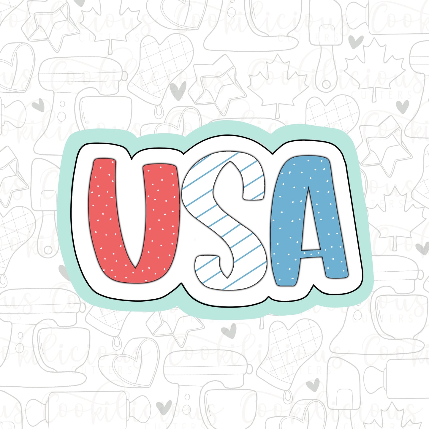 STL - USA PLAQUE