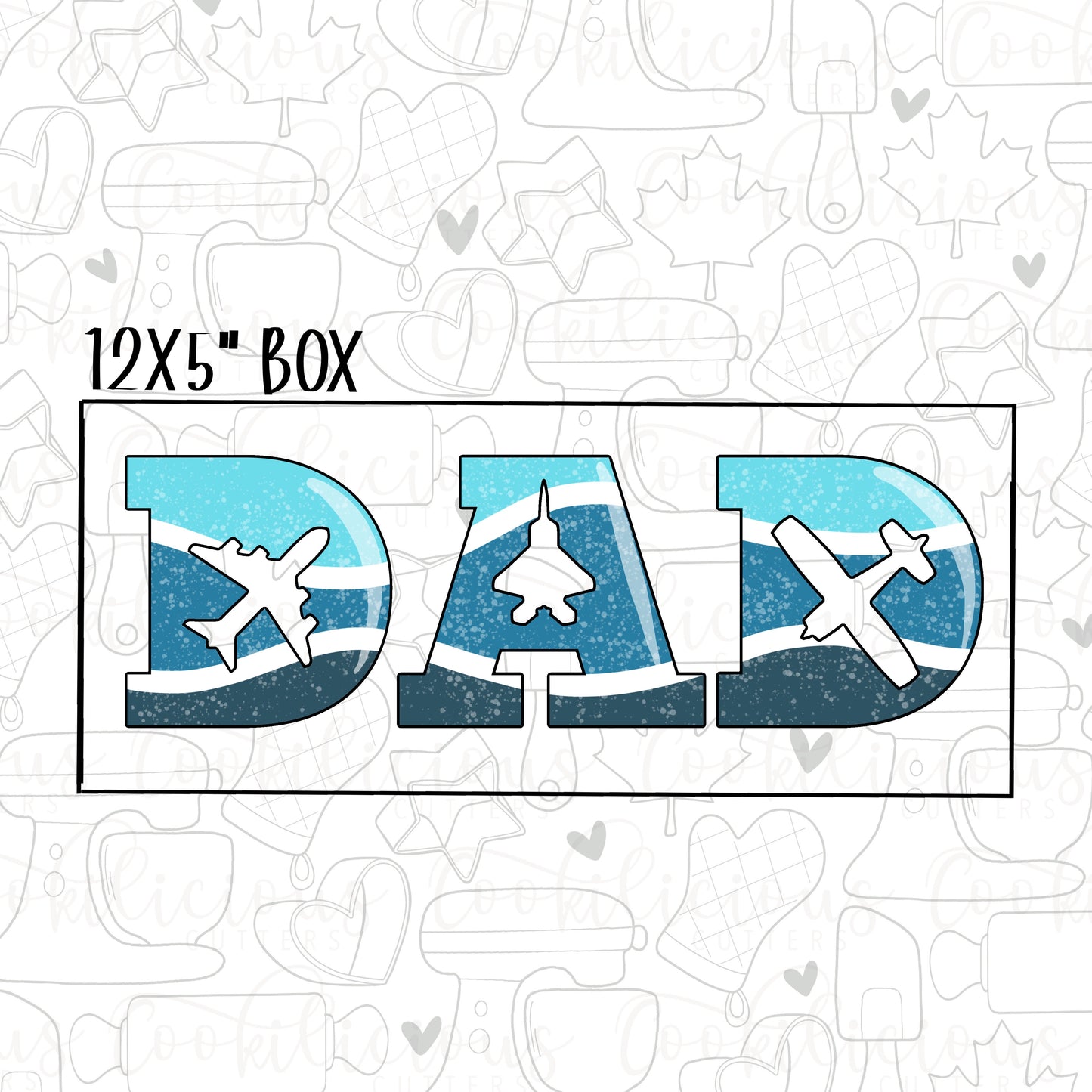 STL - AIRPLANE DAD LETTERS