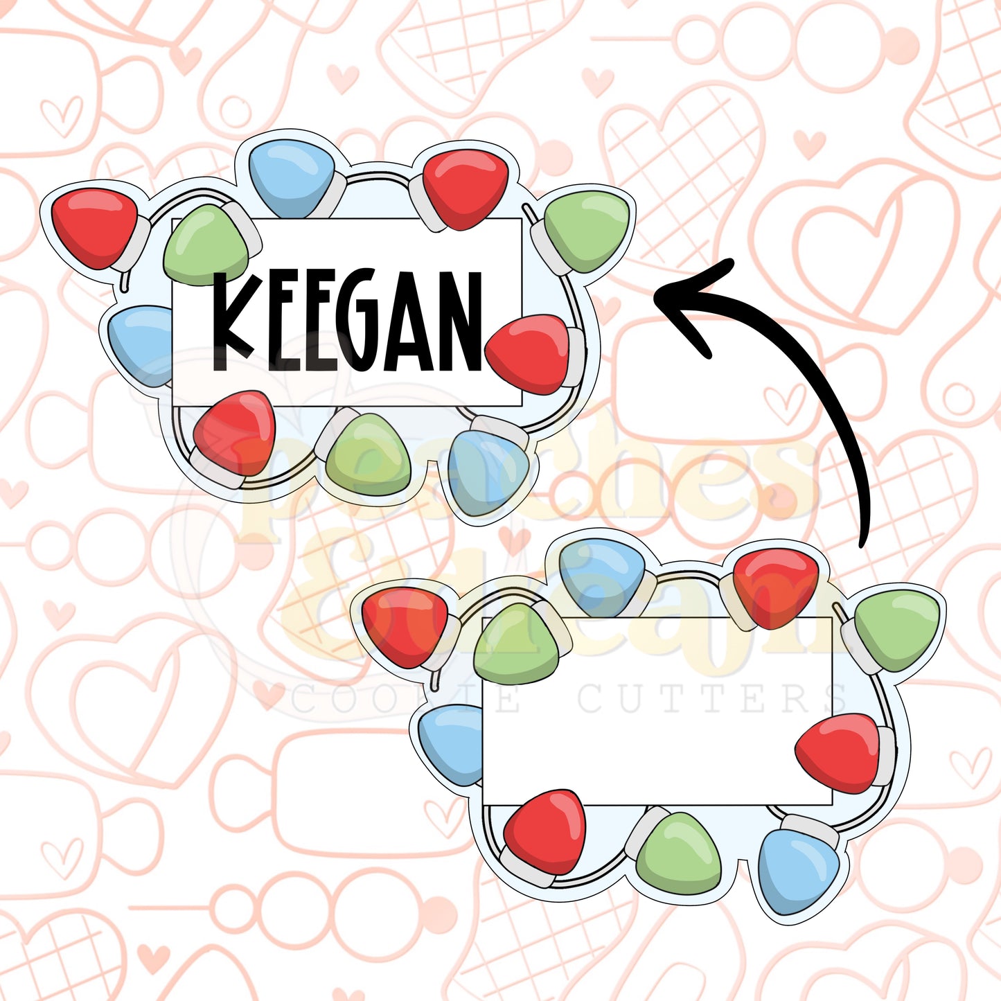 STL - CHRISTMAS LIGHT PLAQUE