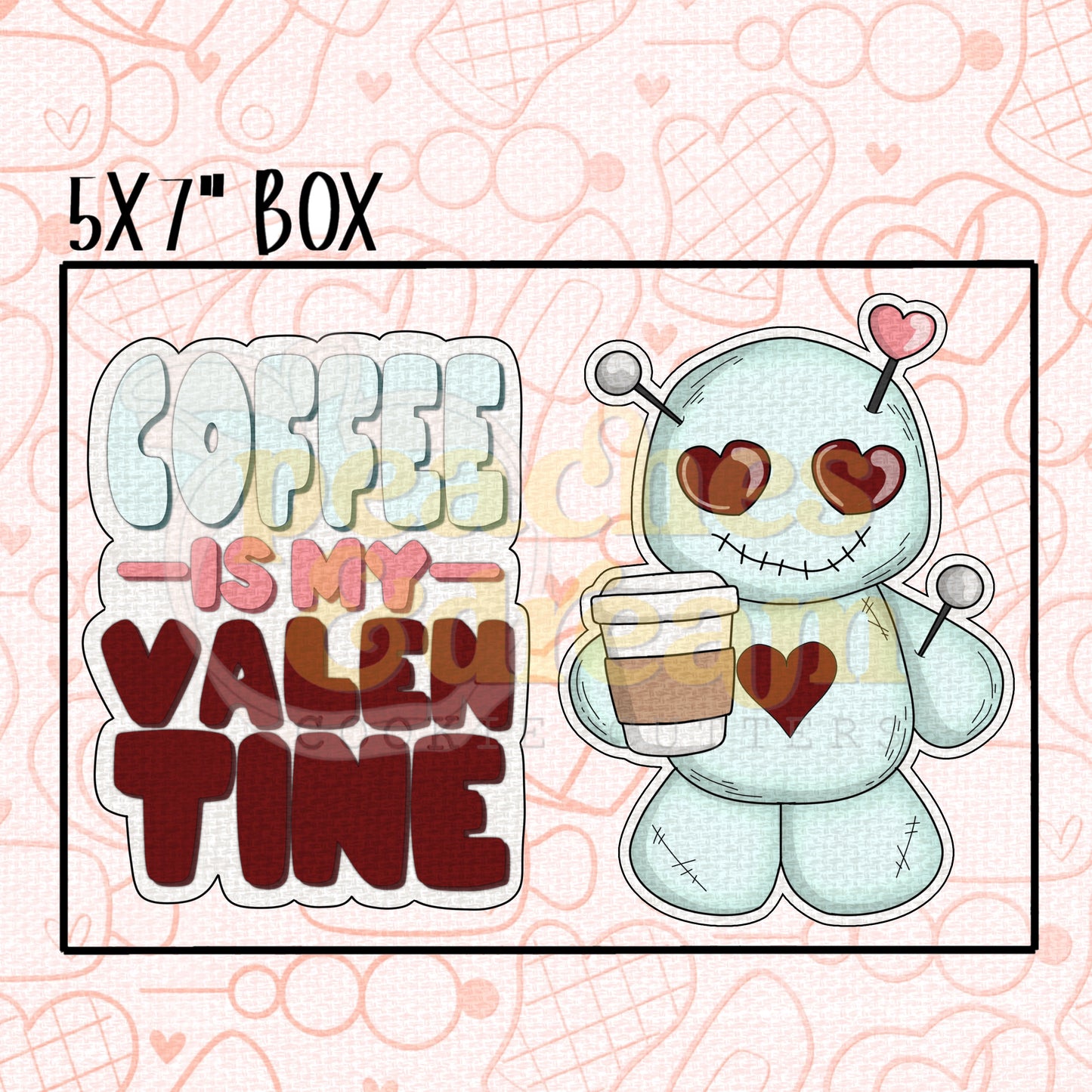 STL - COFFEE IS MY VALENTINE SET