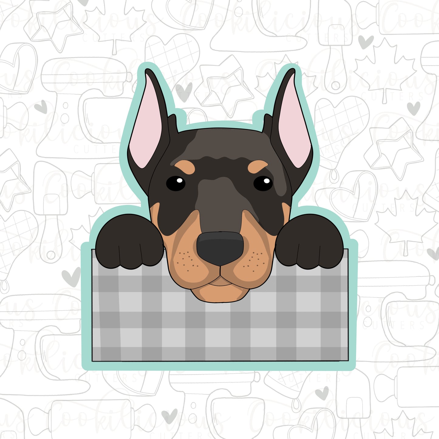 STL - DOBERMAN PLAQUE