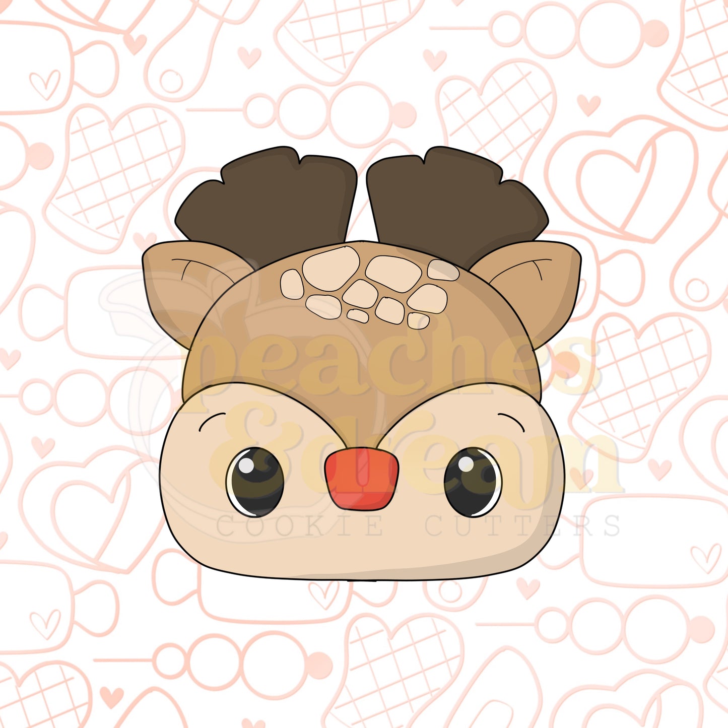 STL - SQUARISH REINDEER