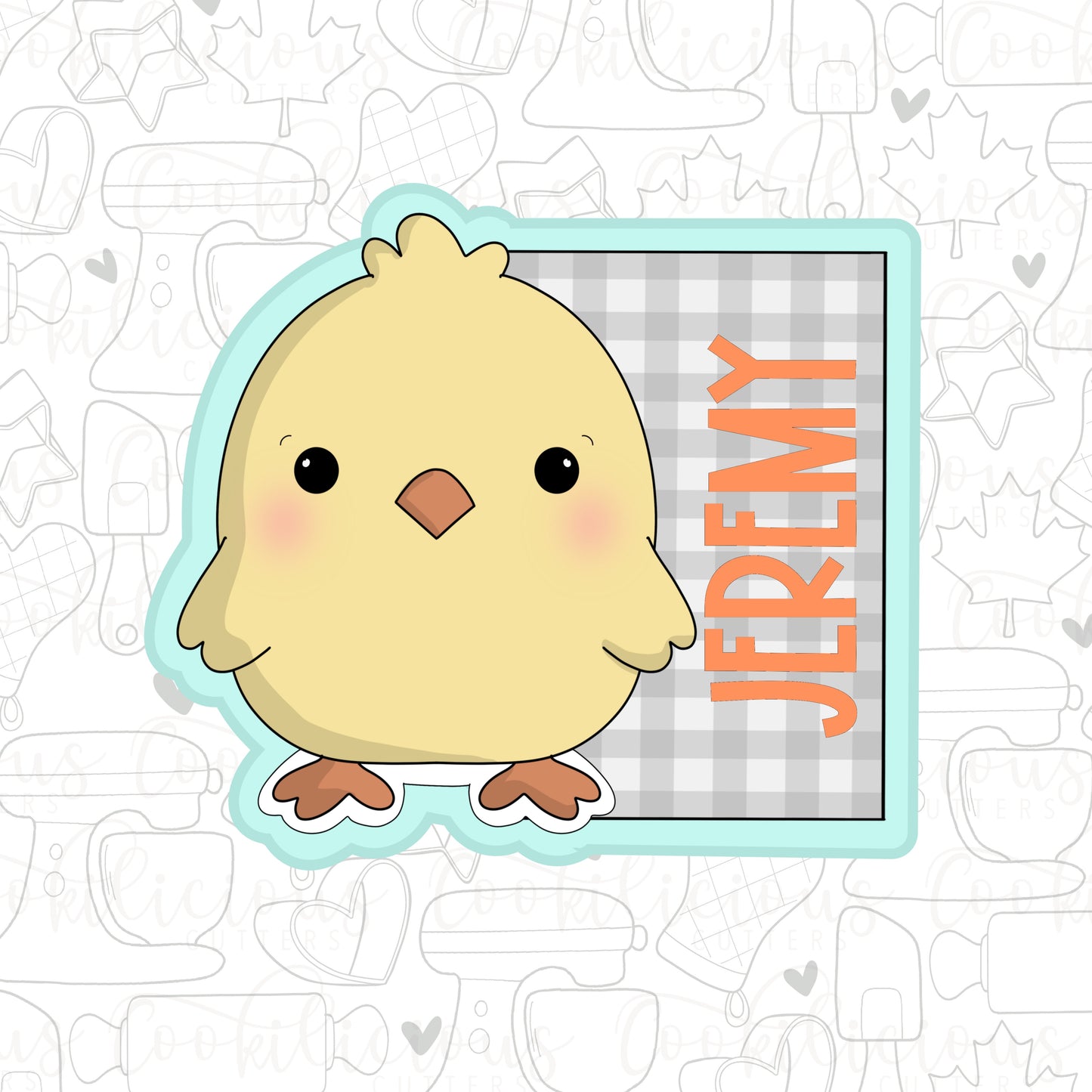 STL - CUTE CHICK PLAQUE