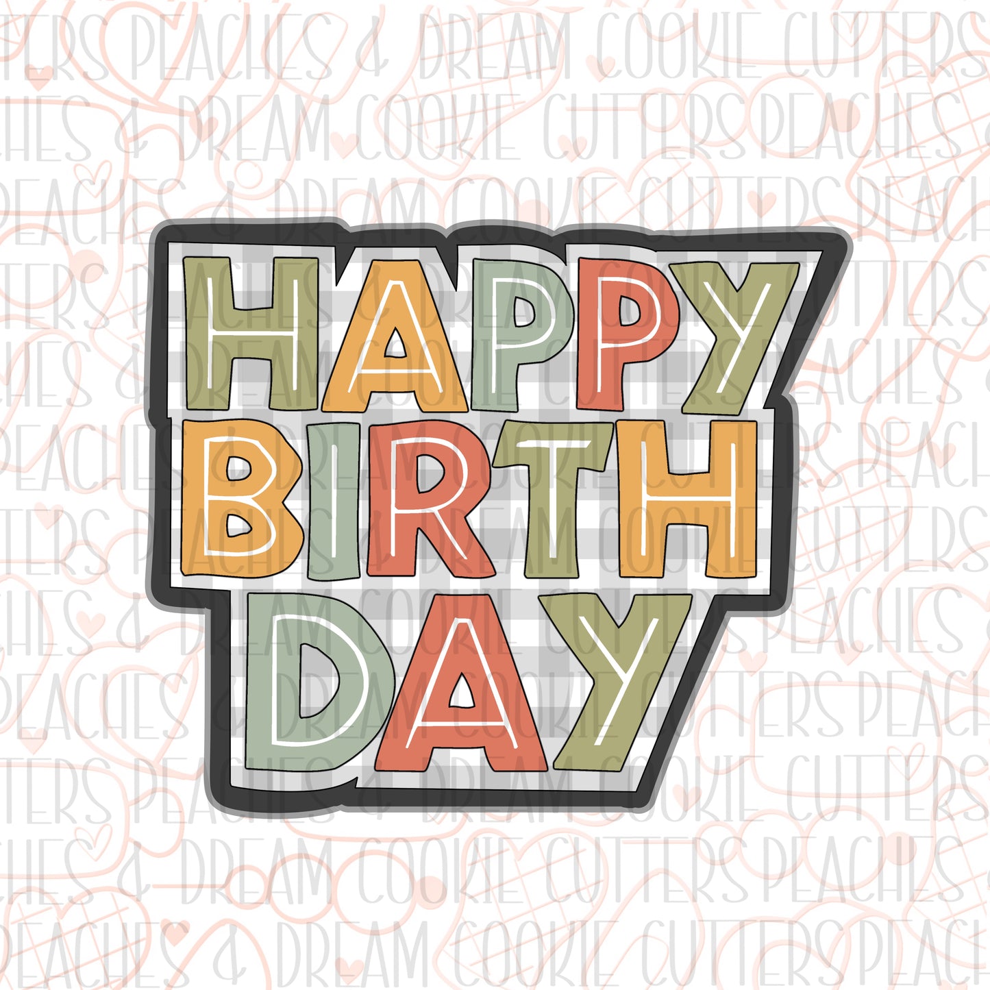 STL - SAFARI BIRTHDAY PLAQUE