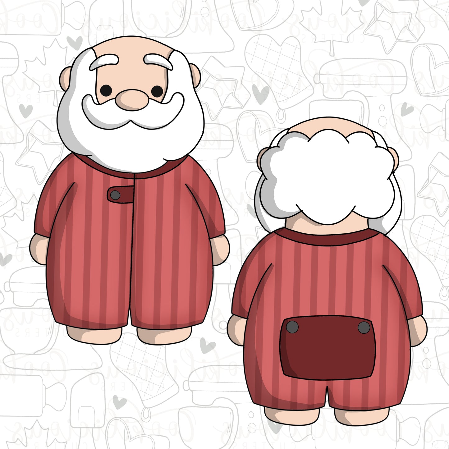 STL - SLEEPY SANTA