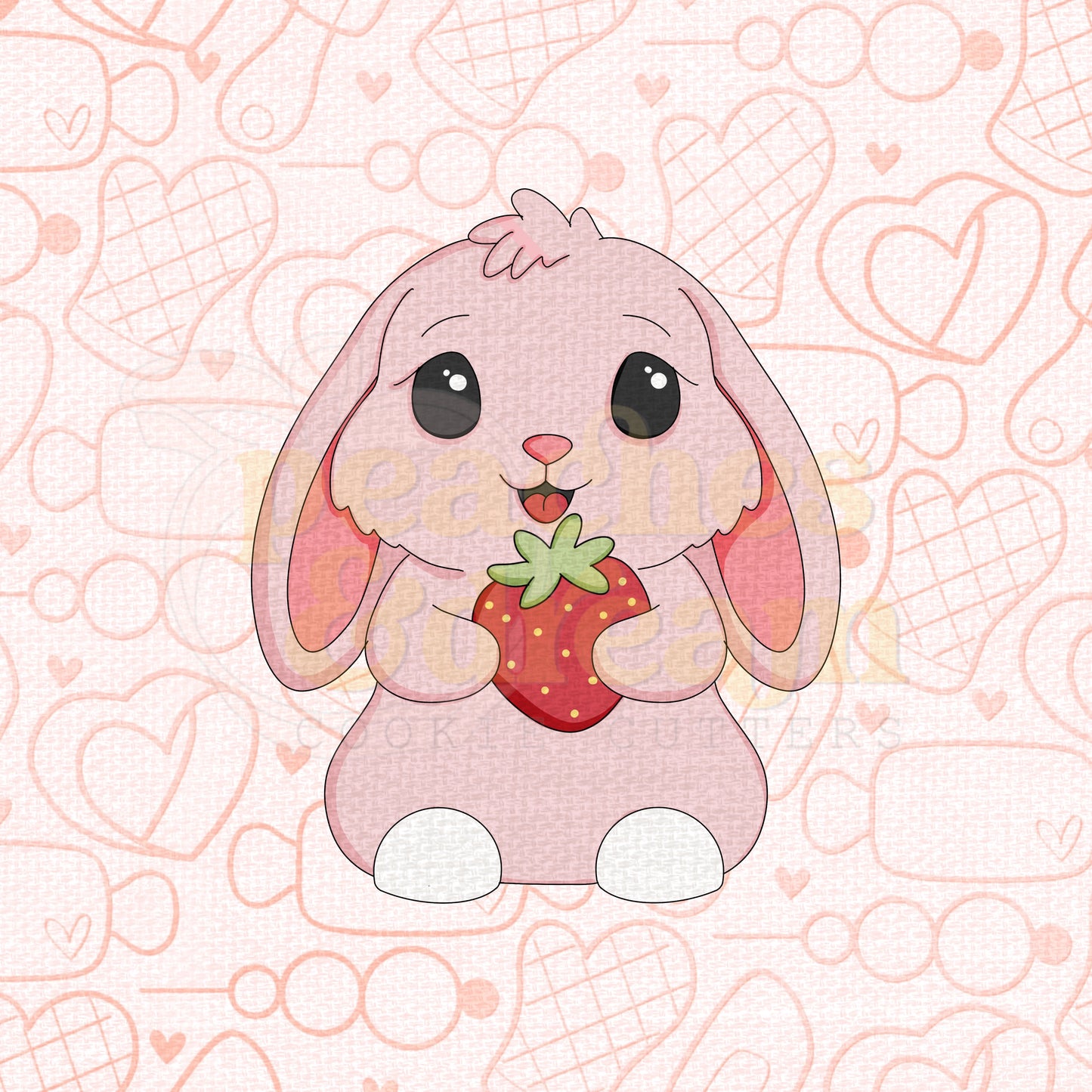 STL - CUTE BUNNY STRAWBERRY