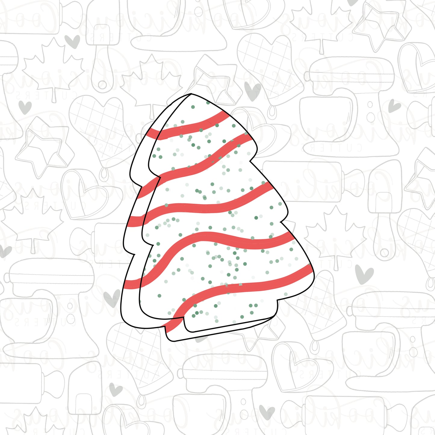 STL - CHRISTMAS CAKE