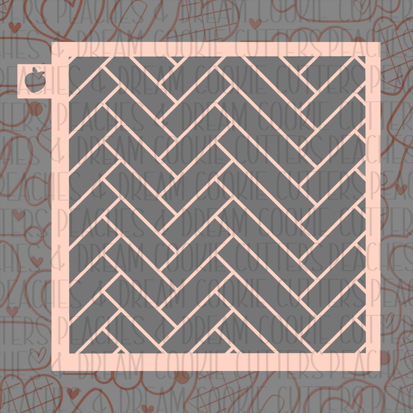 Herring Bone Stencil