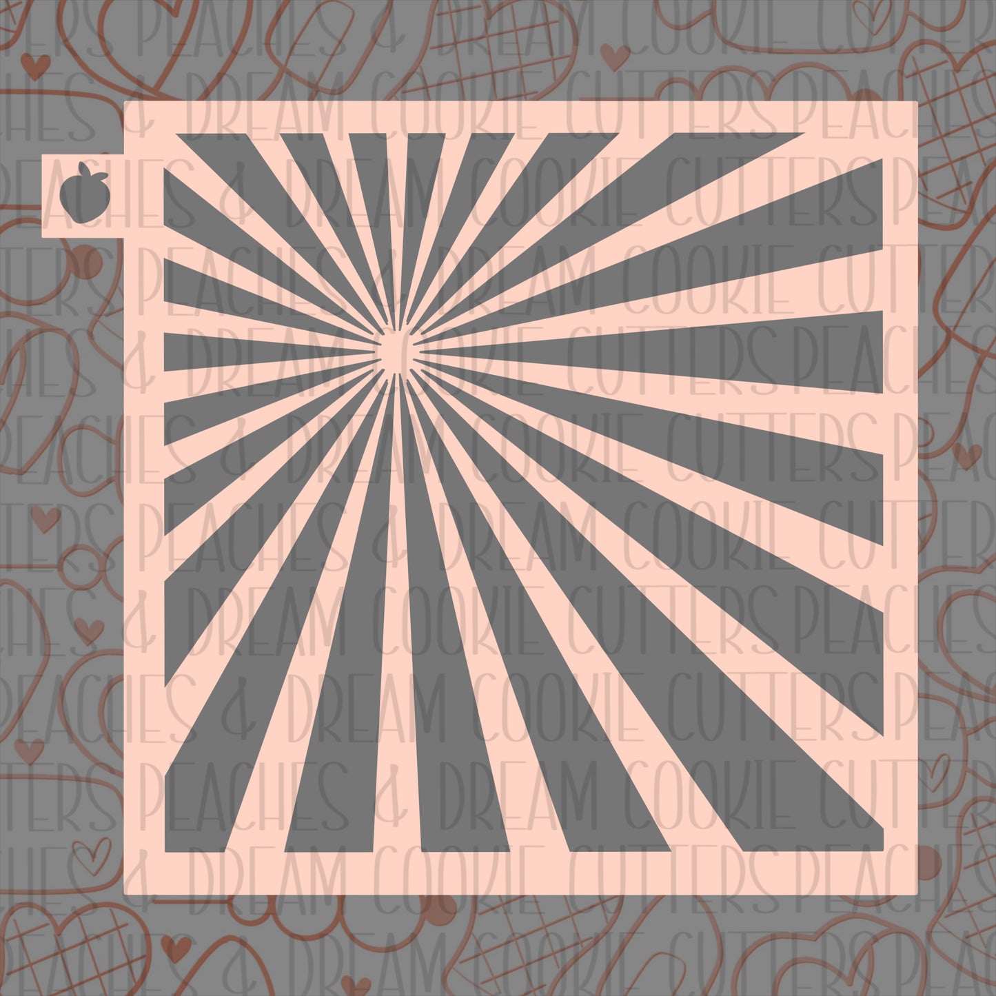 Offset Starburst Stencil