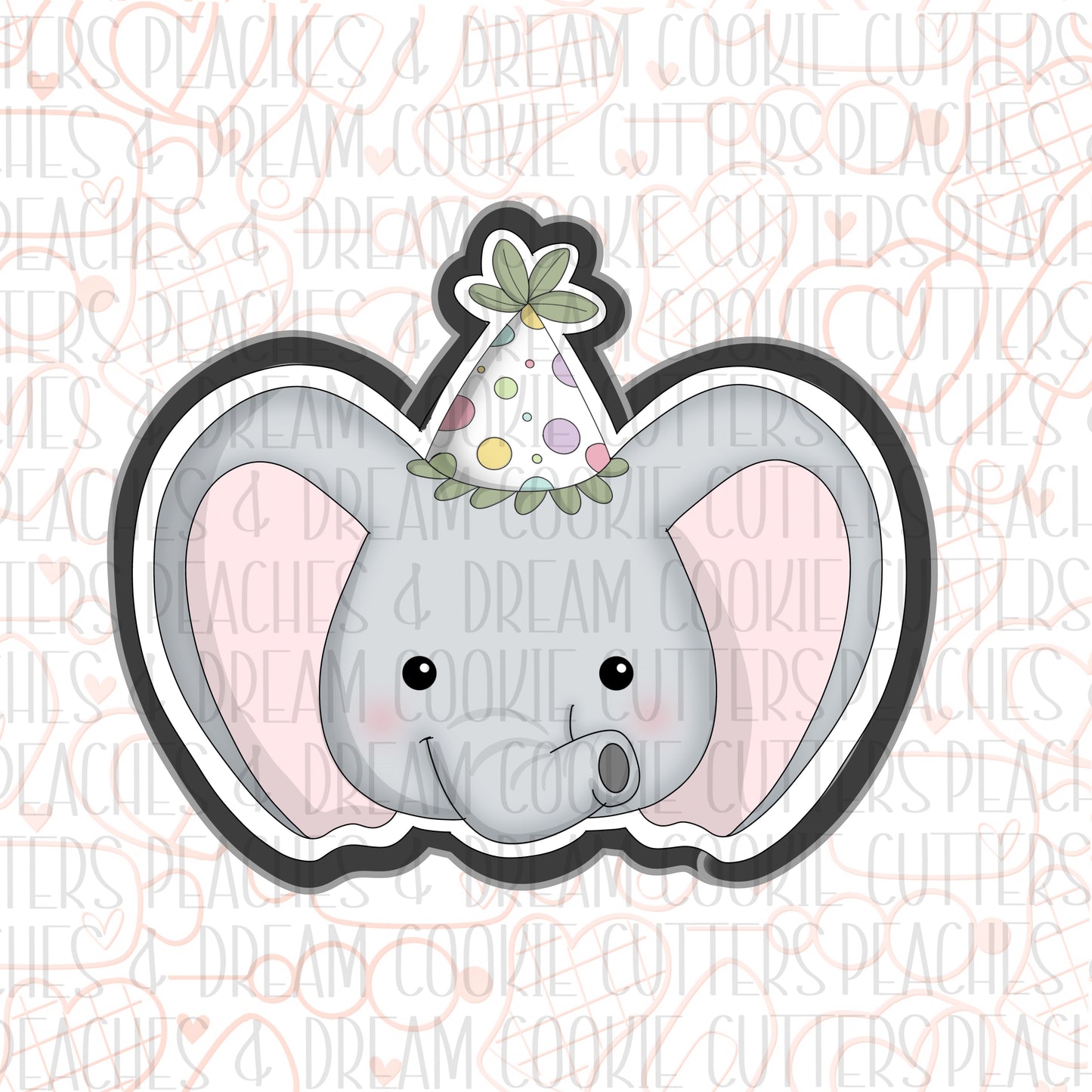 STL - ELEPHANT FACE HAT