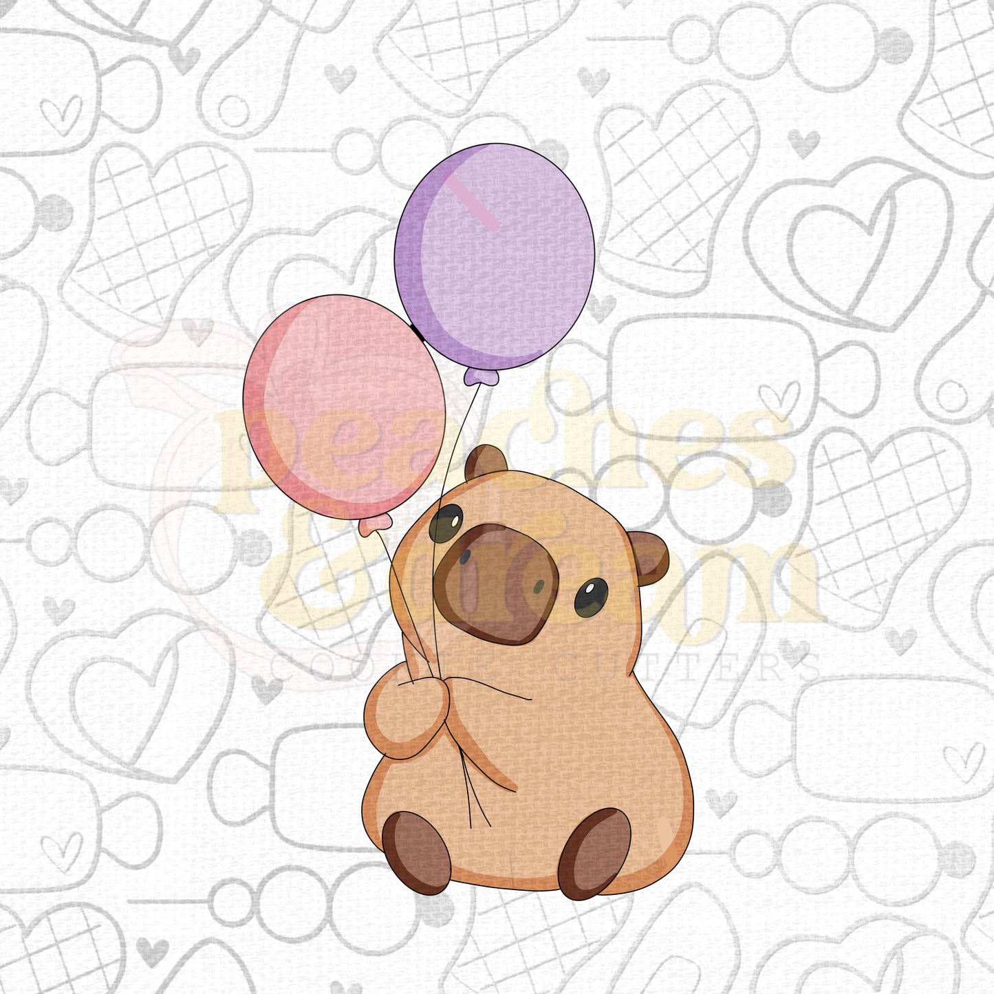 STL - CAPYBARA BALLOONS
