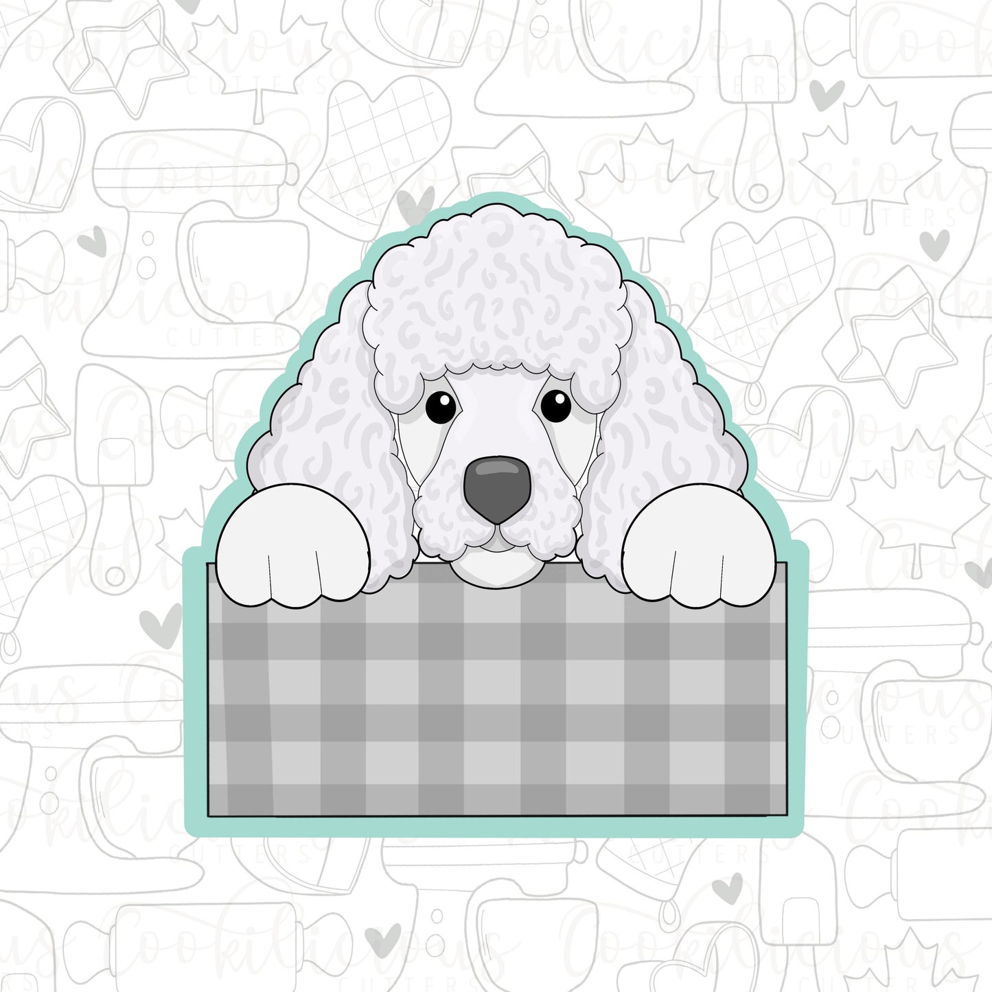 STL - POODLE PLAQUE