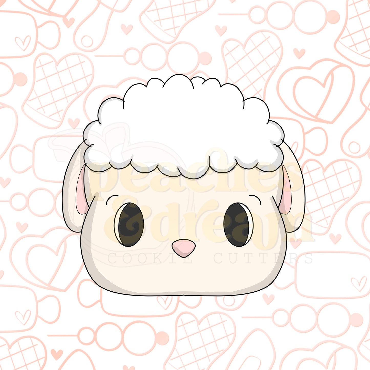 STL - SQUARISH LAMB FACE