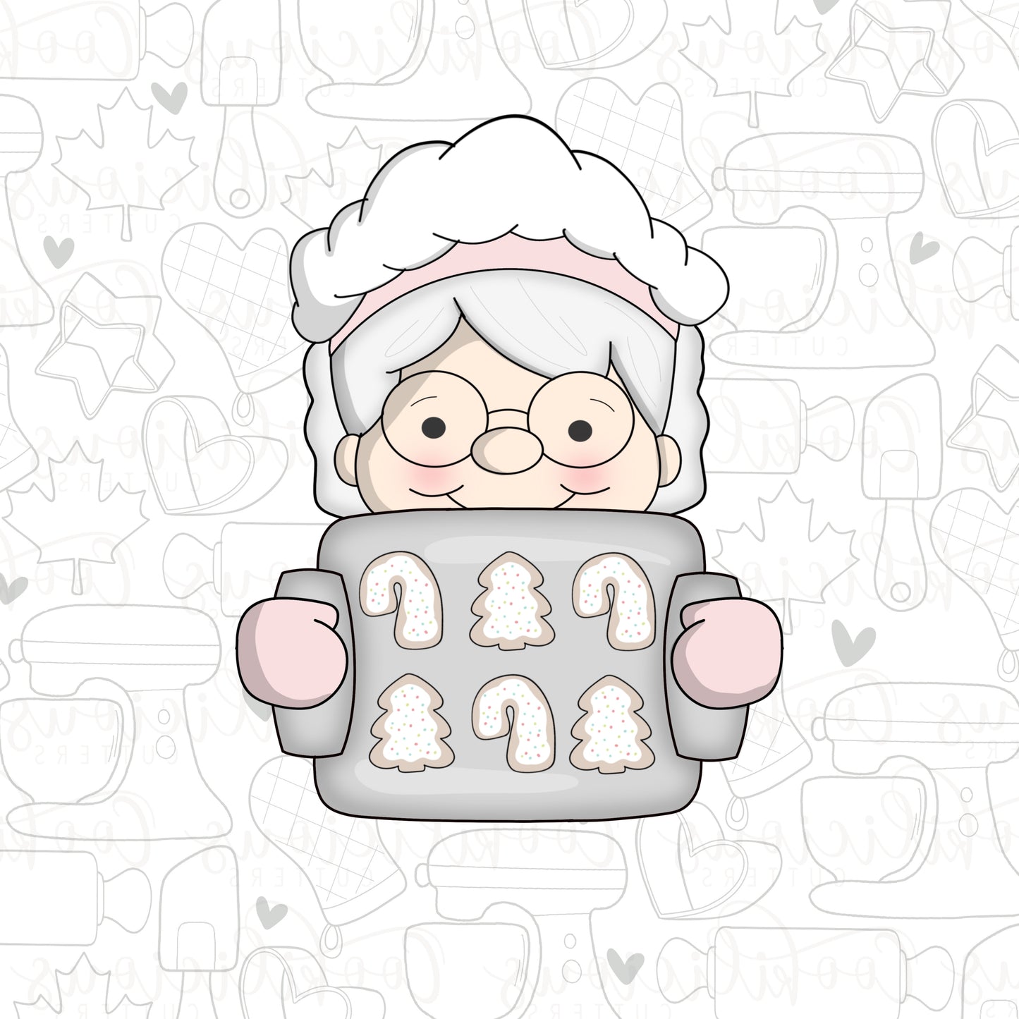 Mrs Claus Baking Tray
