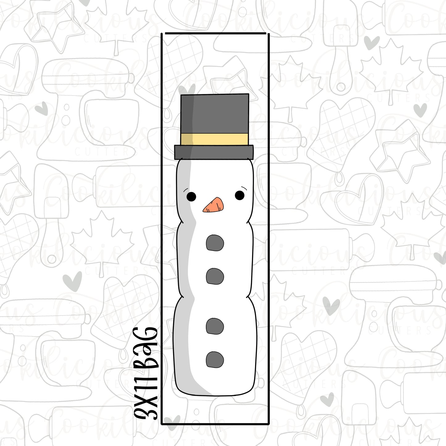 STL - SKINNY SNOWMAN