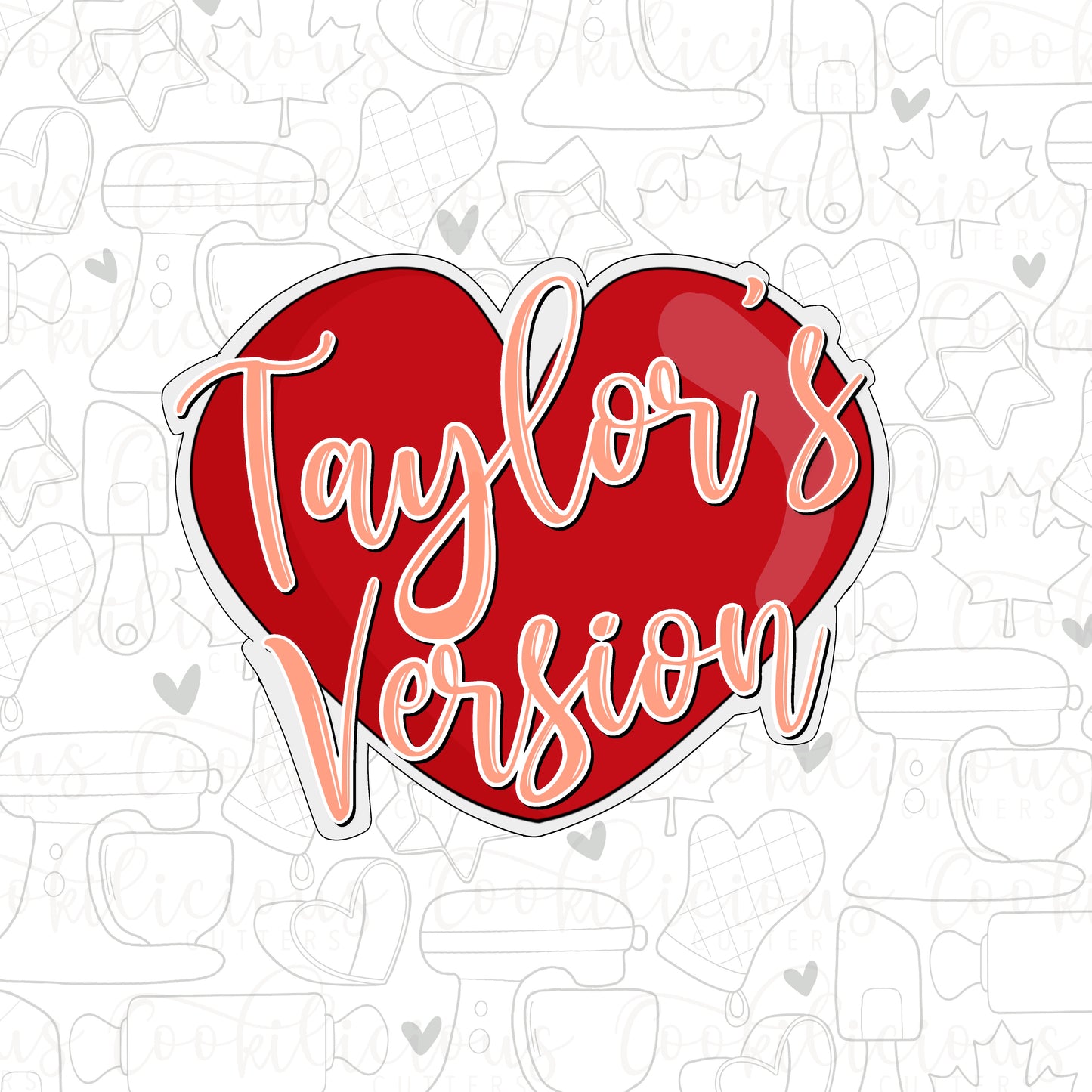 STL - TS HEART - TAYLORS VERSION