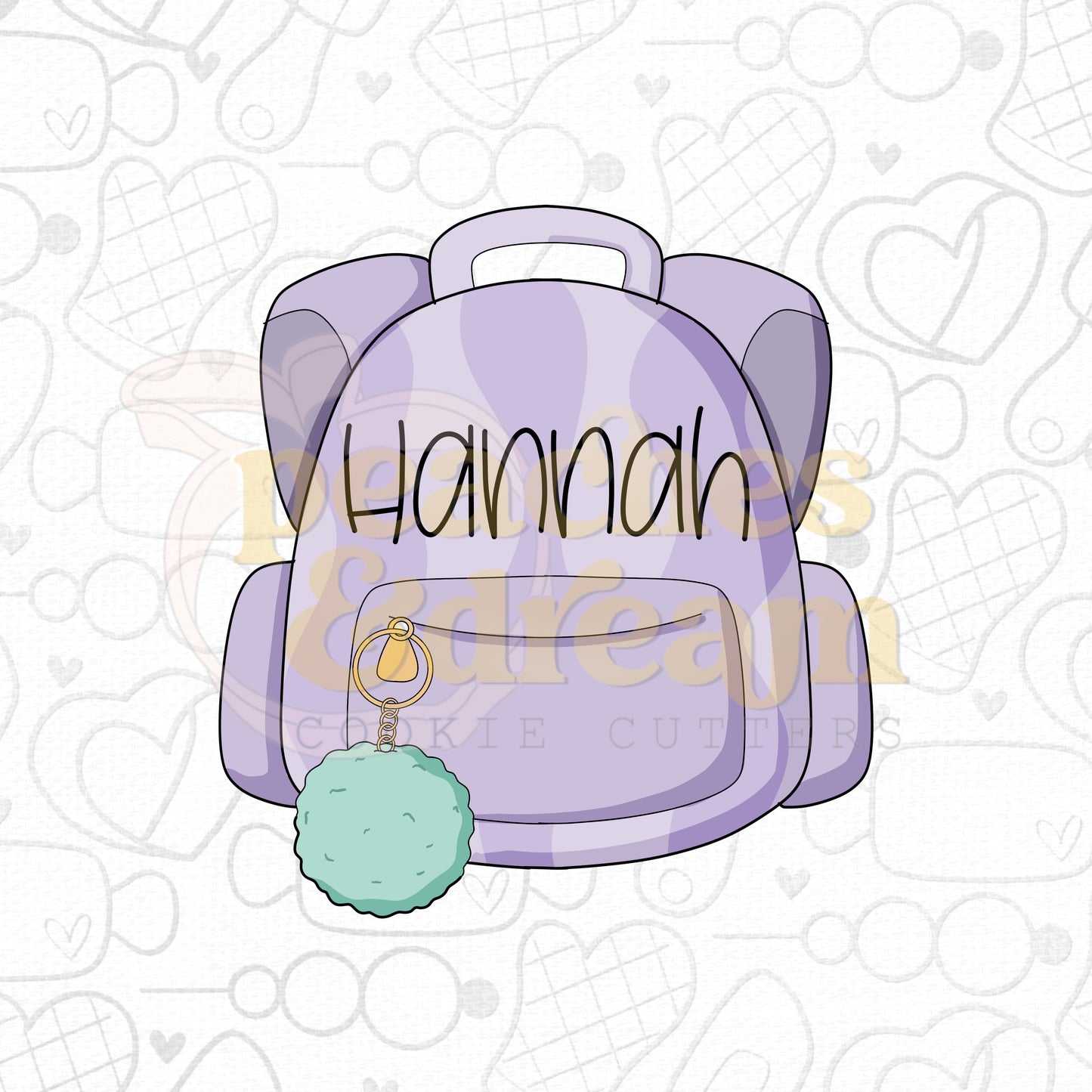 STL - CUTE BACKPACK KEYCHAIN