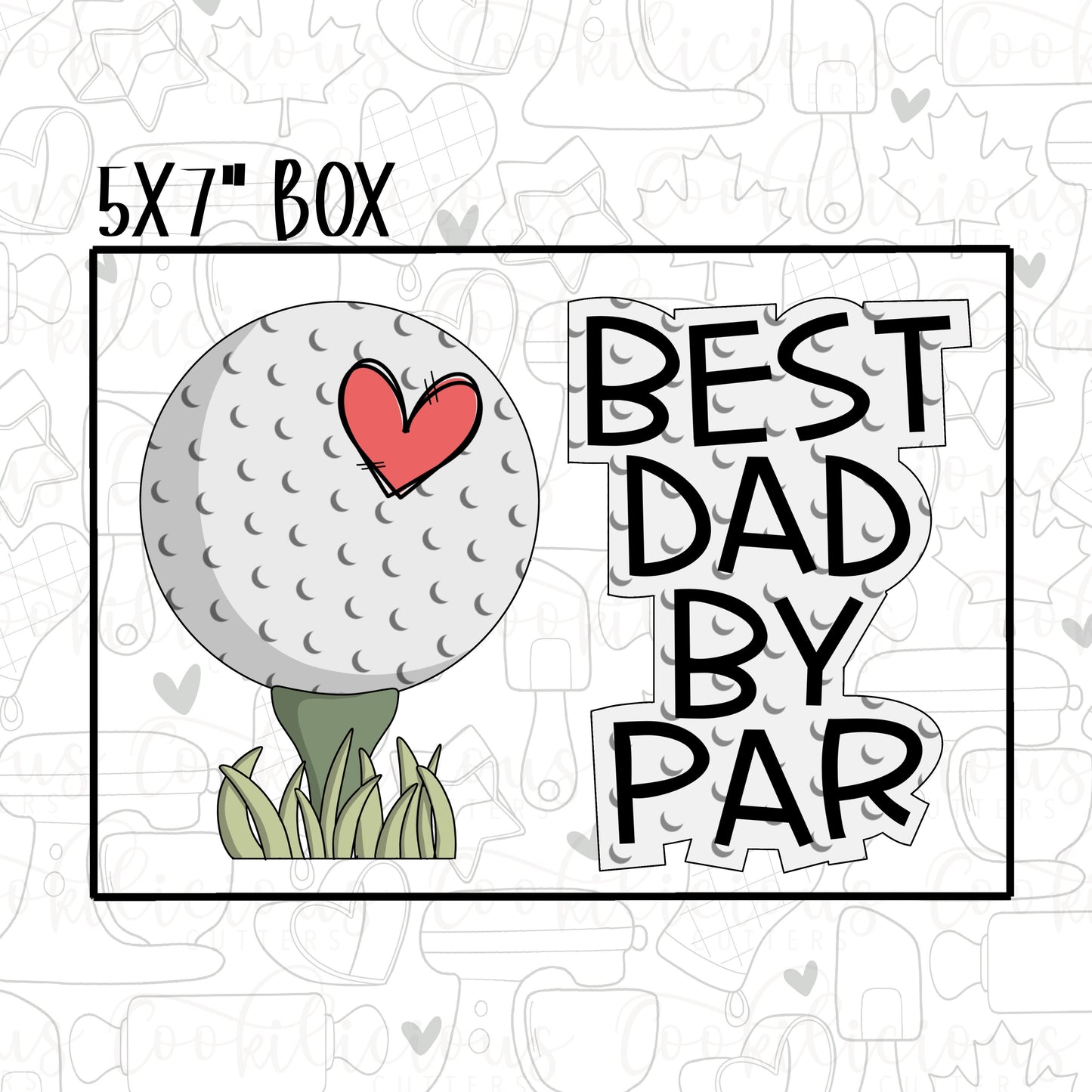 STL - BEST DAD BY PAR SET