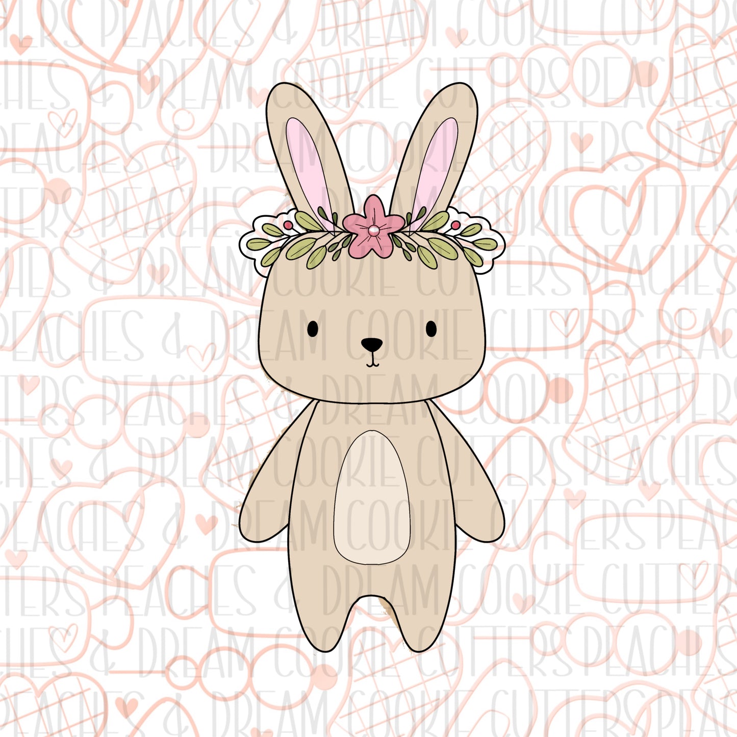 STL - FLORAL BASIC BUNNY