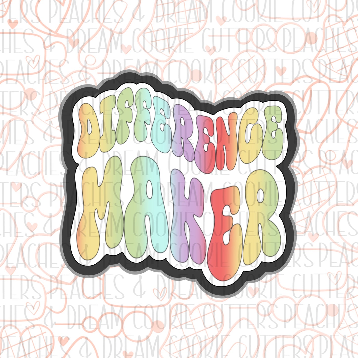 STL - DIFFERENCE MAKER PLAQUE