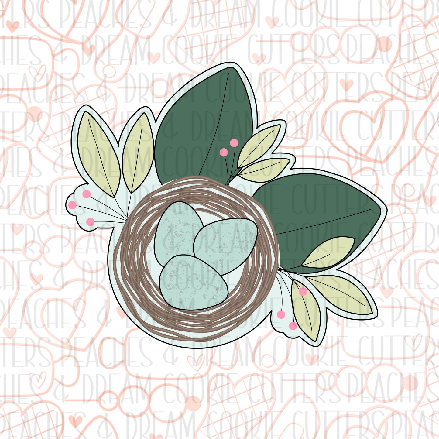 STL - FLORAL BIRDNEST