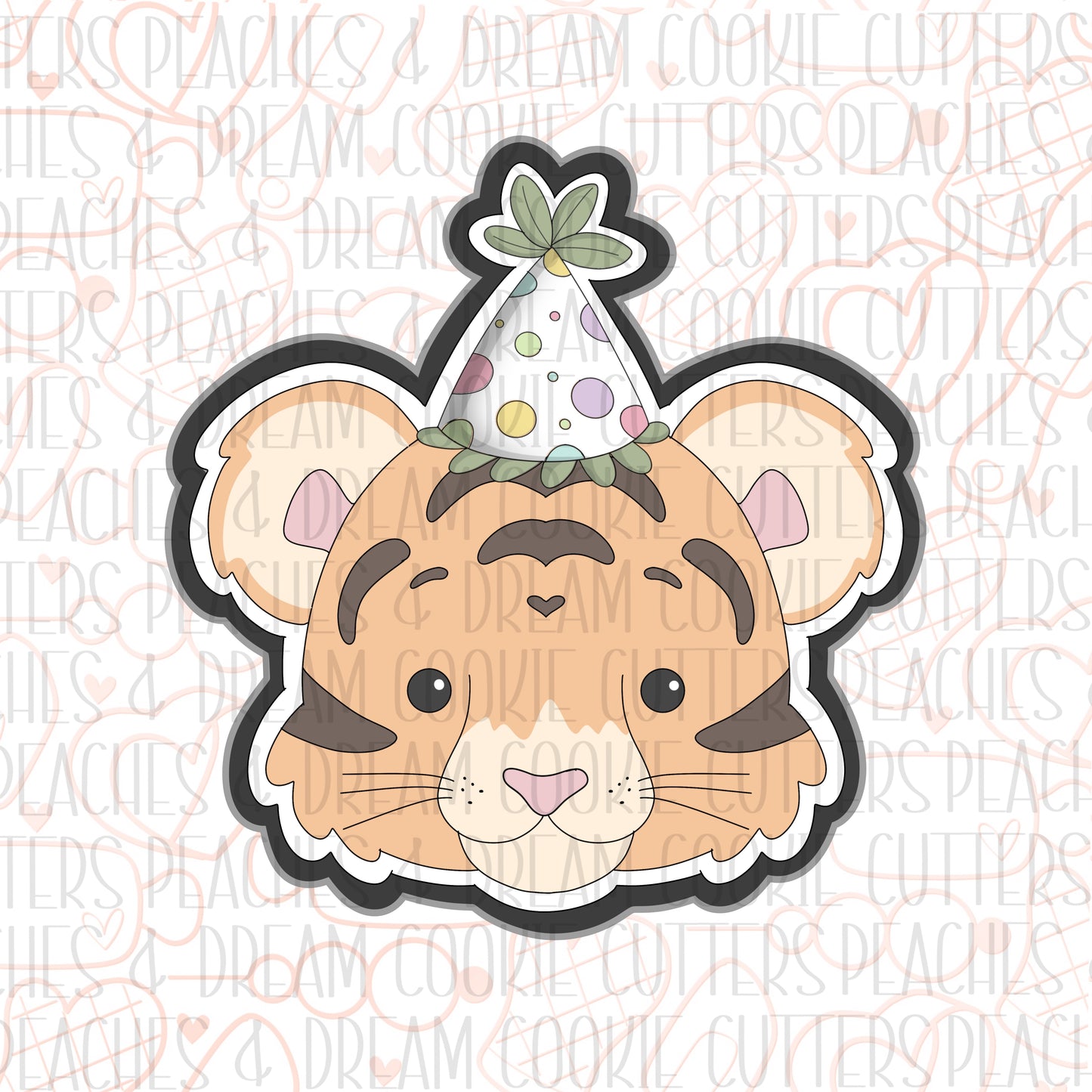 STL - TIGER FACE HAT