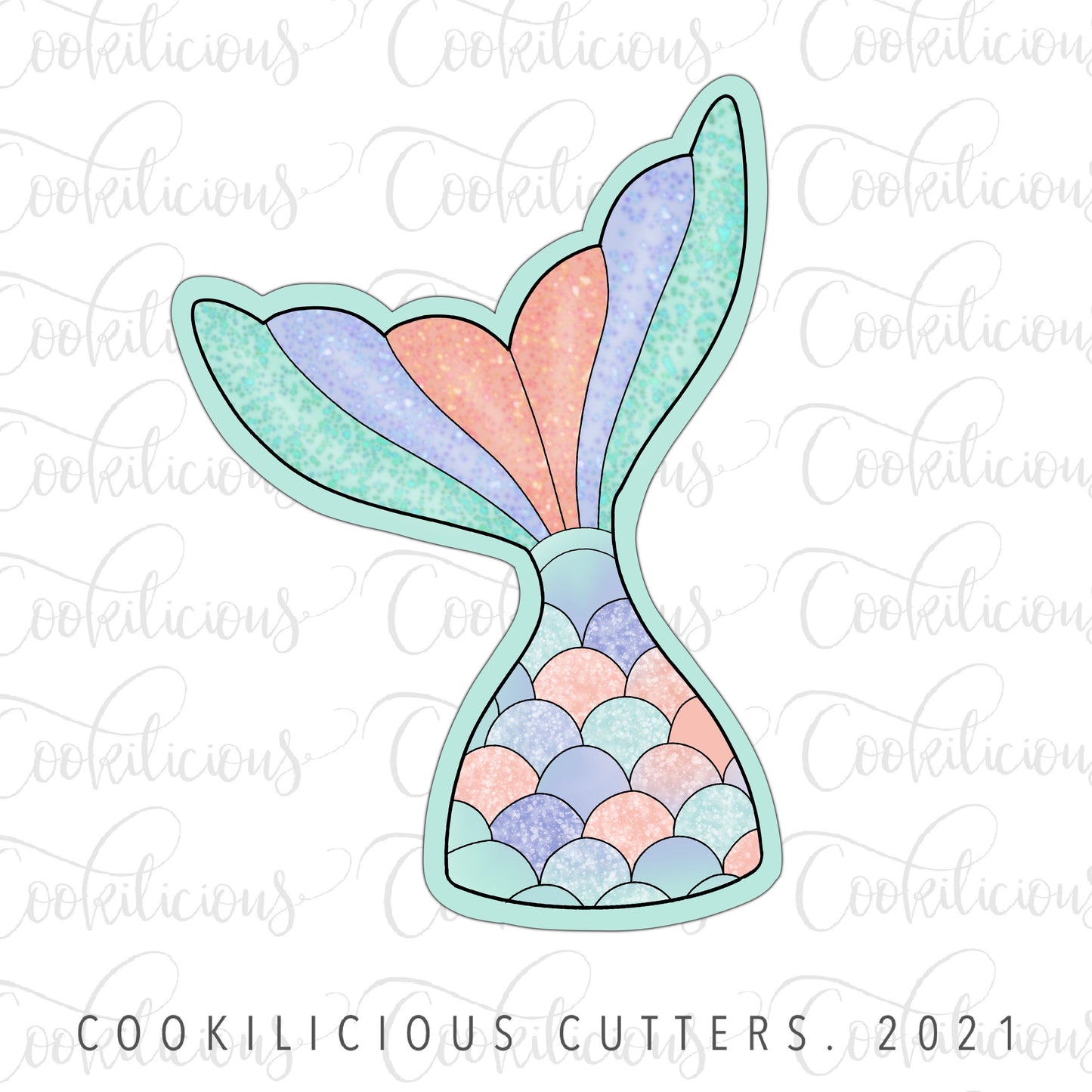 STL - CHUBBY MERMAID TAIL