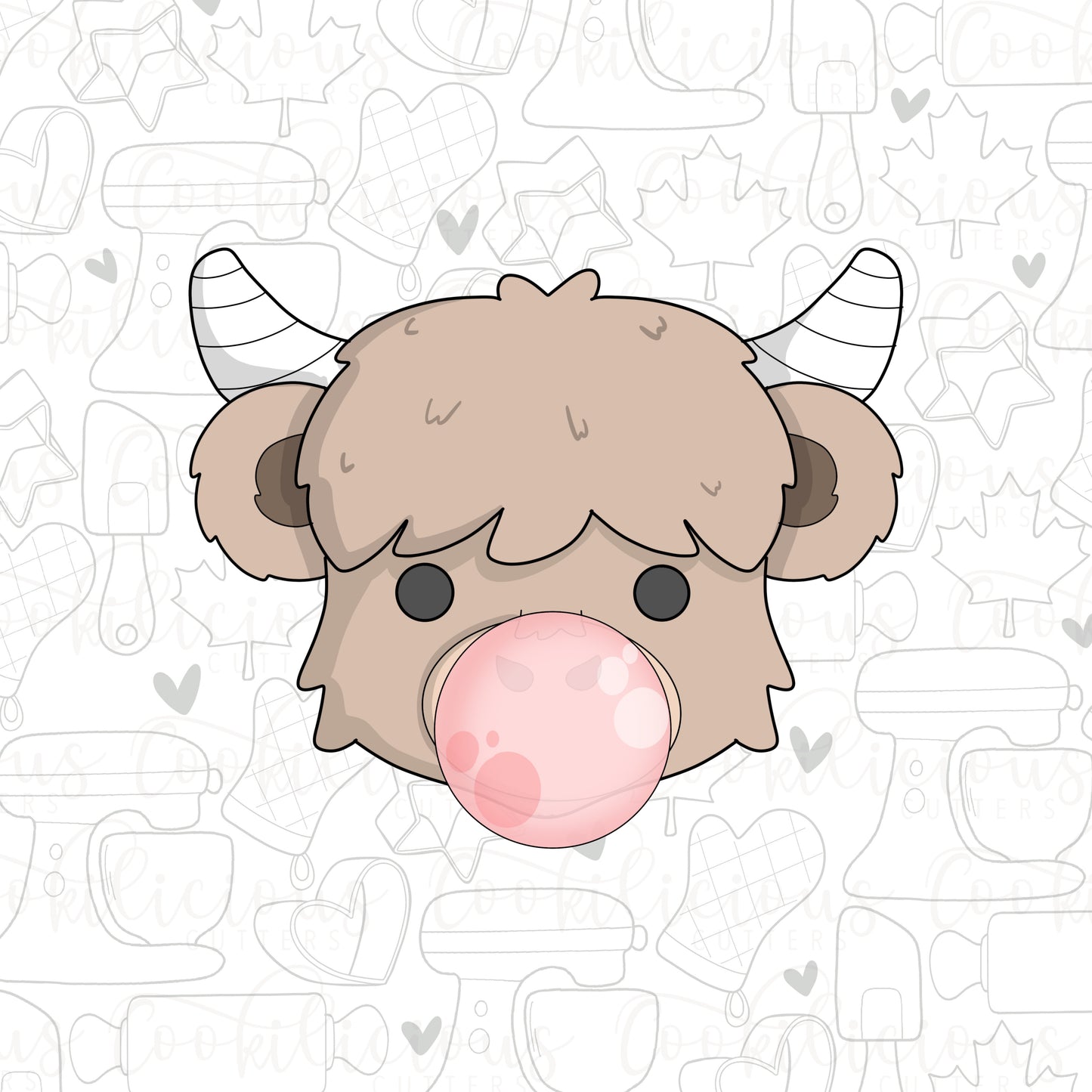 Highland Cow Gum
