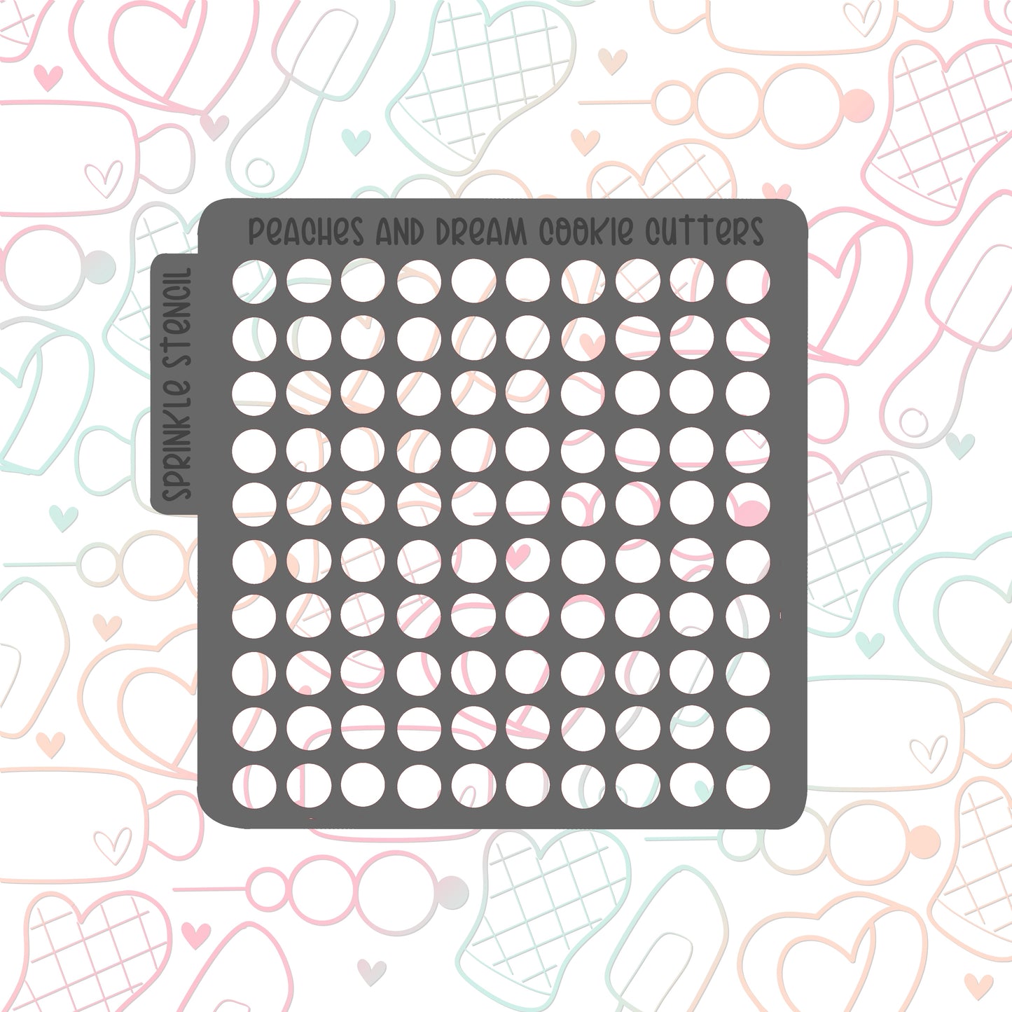Medium Dots Sprinkle Stencil