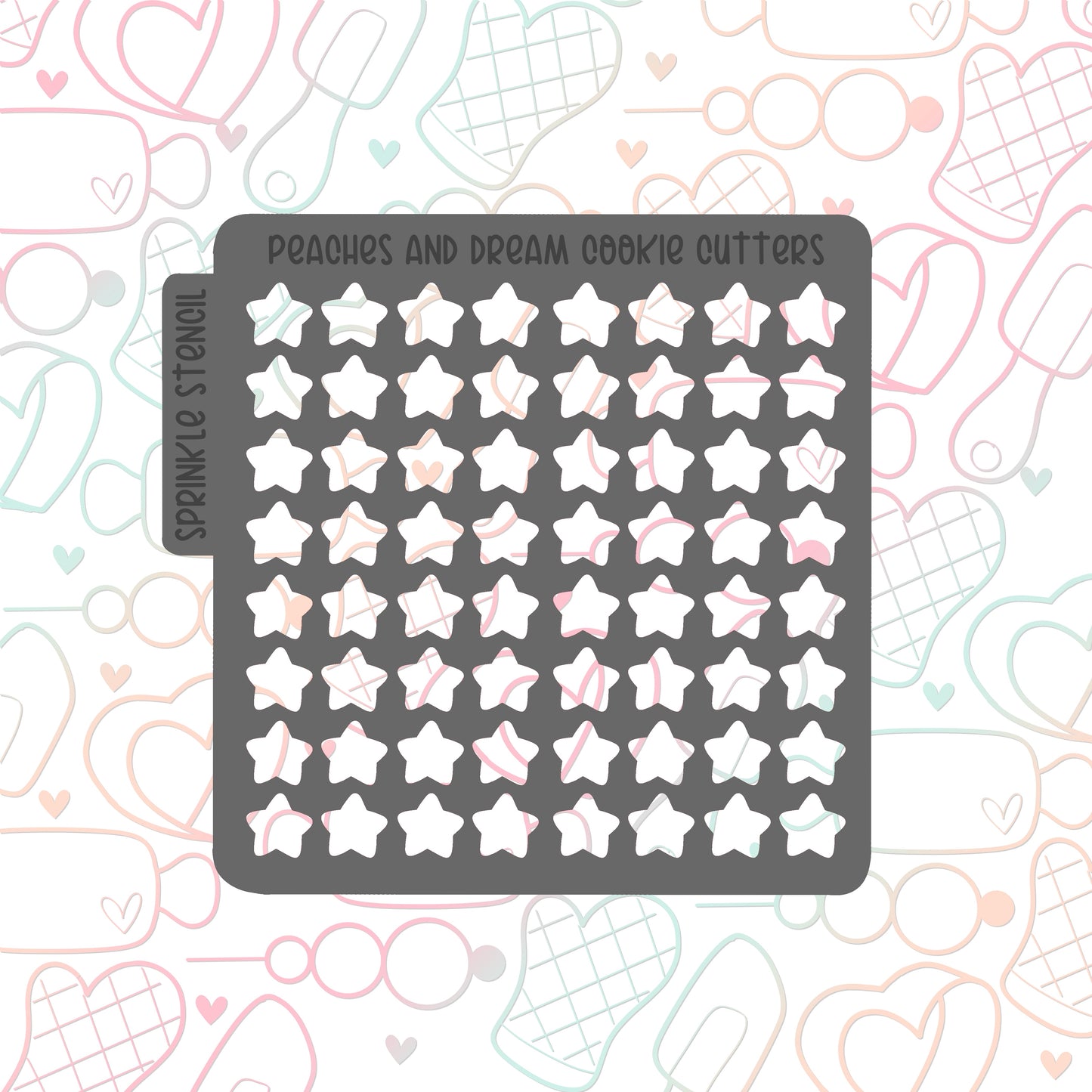 Stars Sprinkle Stencil