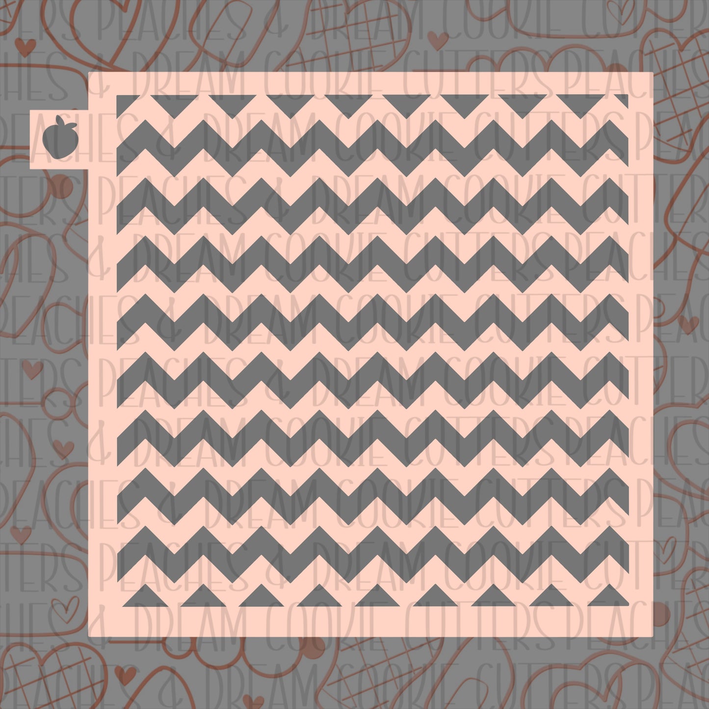 Small Chevron Stencil