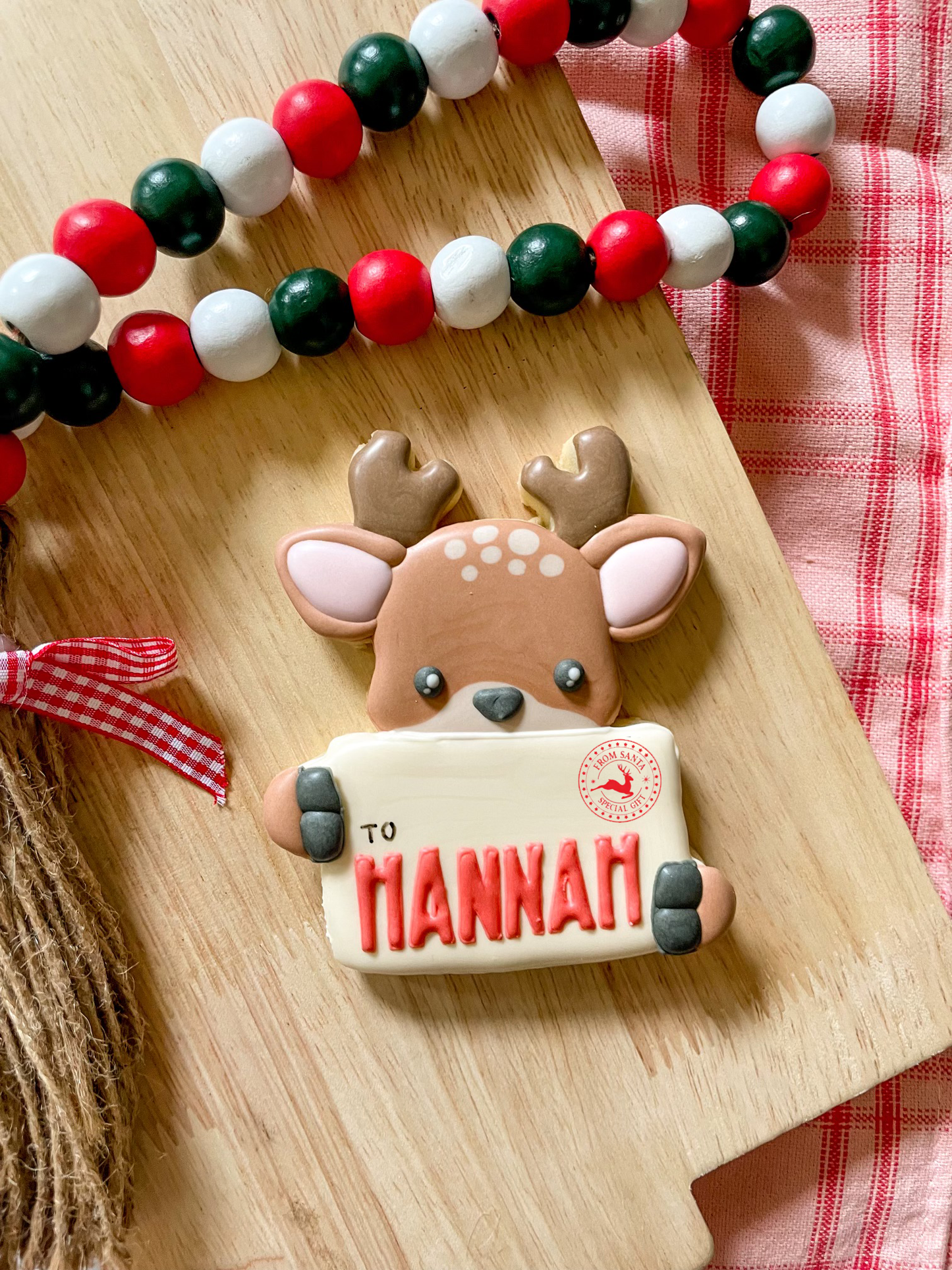 STL - REINDEER LETTER