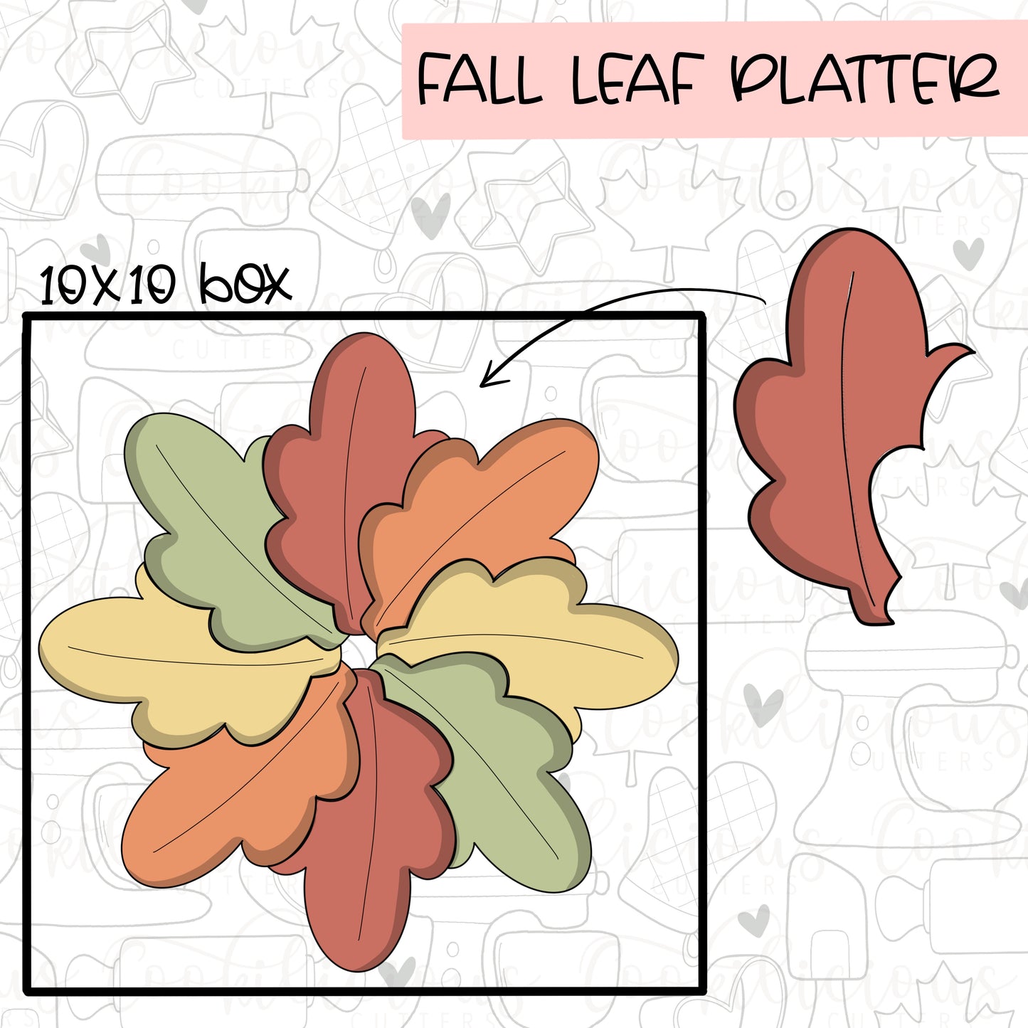 Fall Leaf Platter