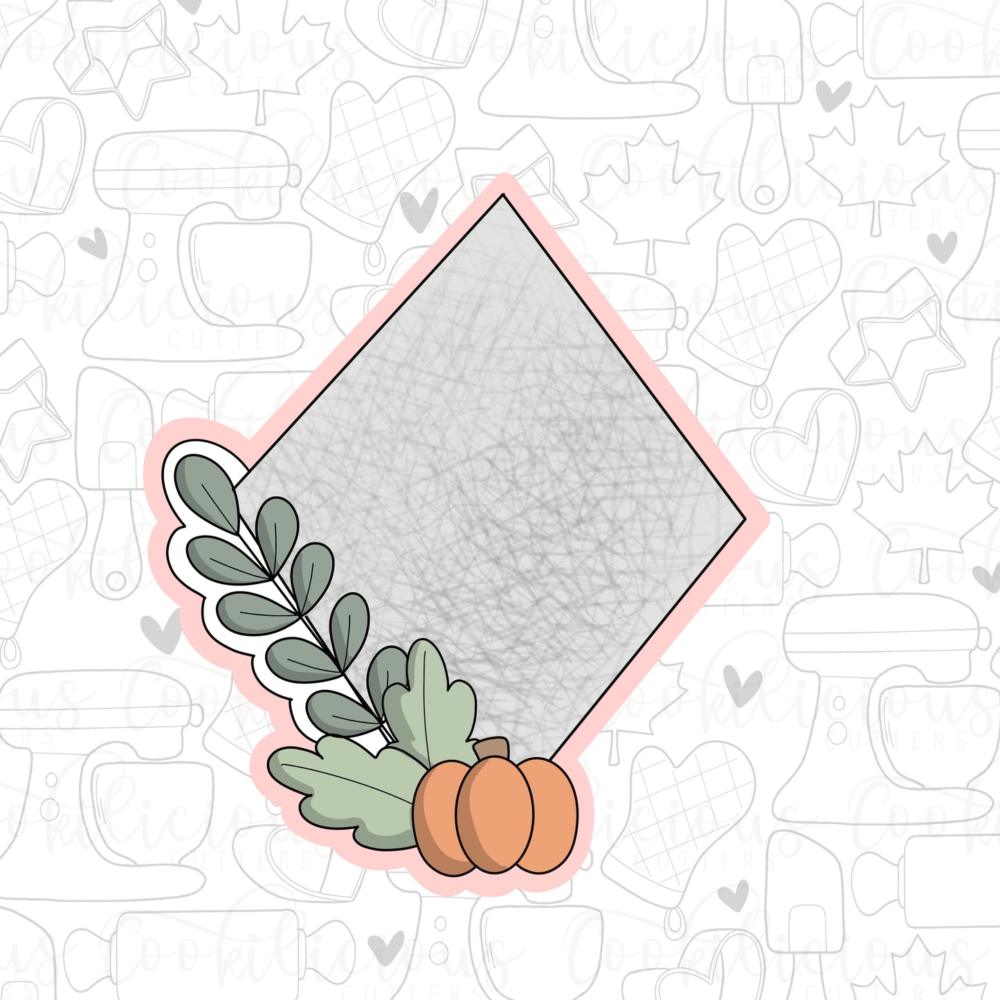 Diamond Pumpkin Plaque