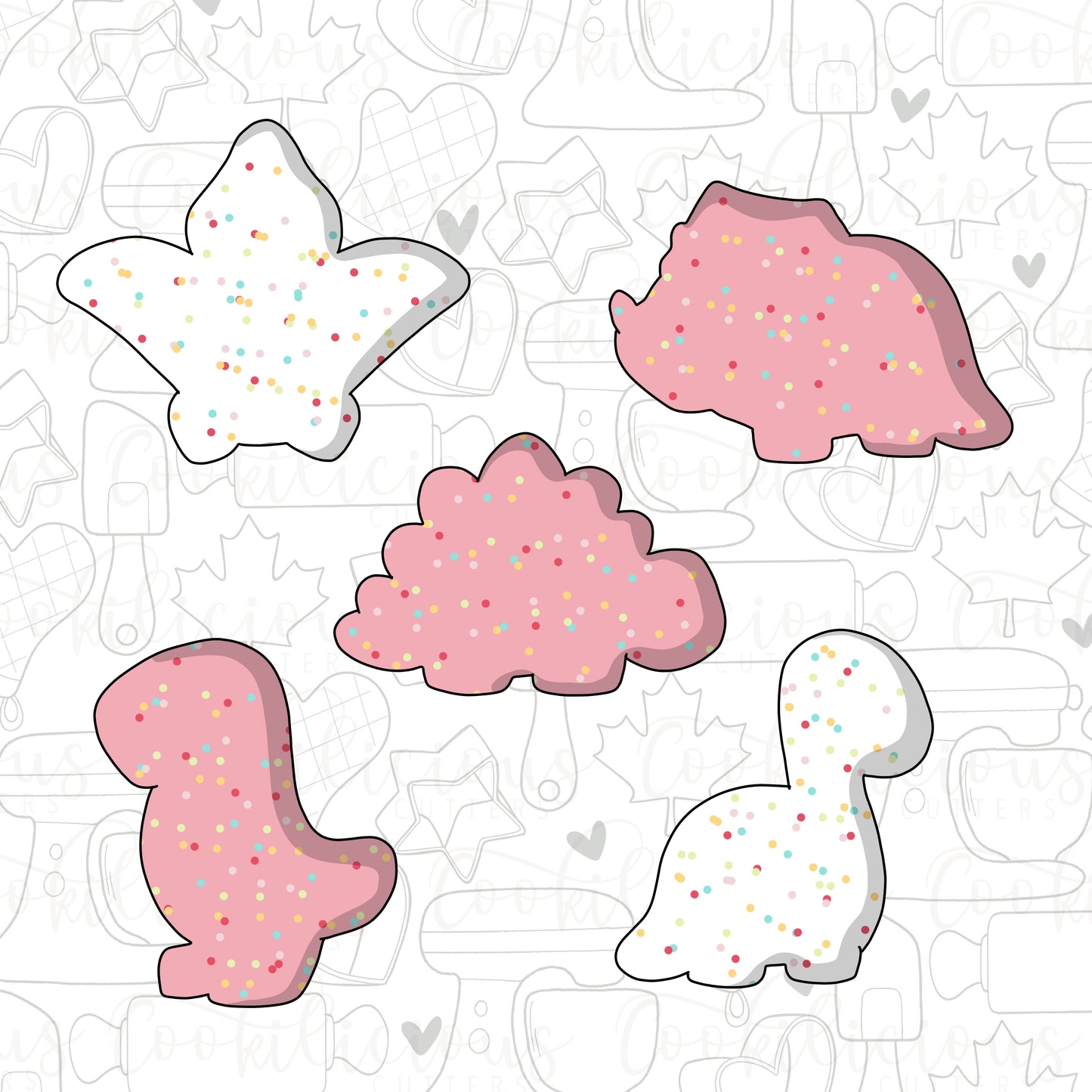 Dino Animal Cracker Mini Set