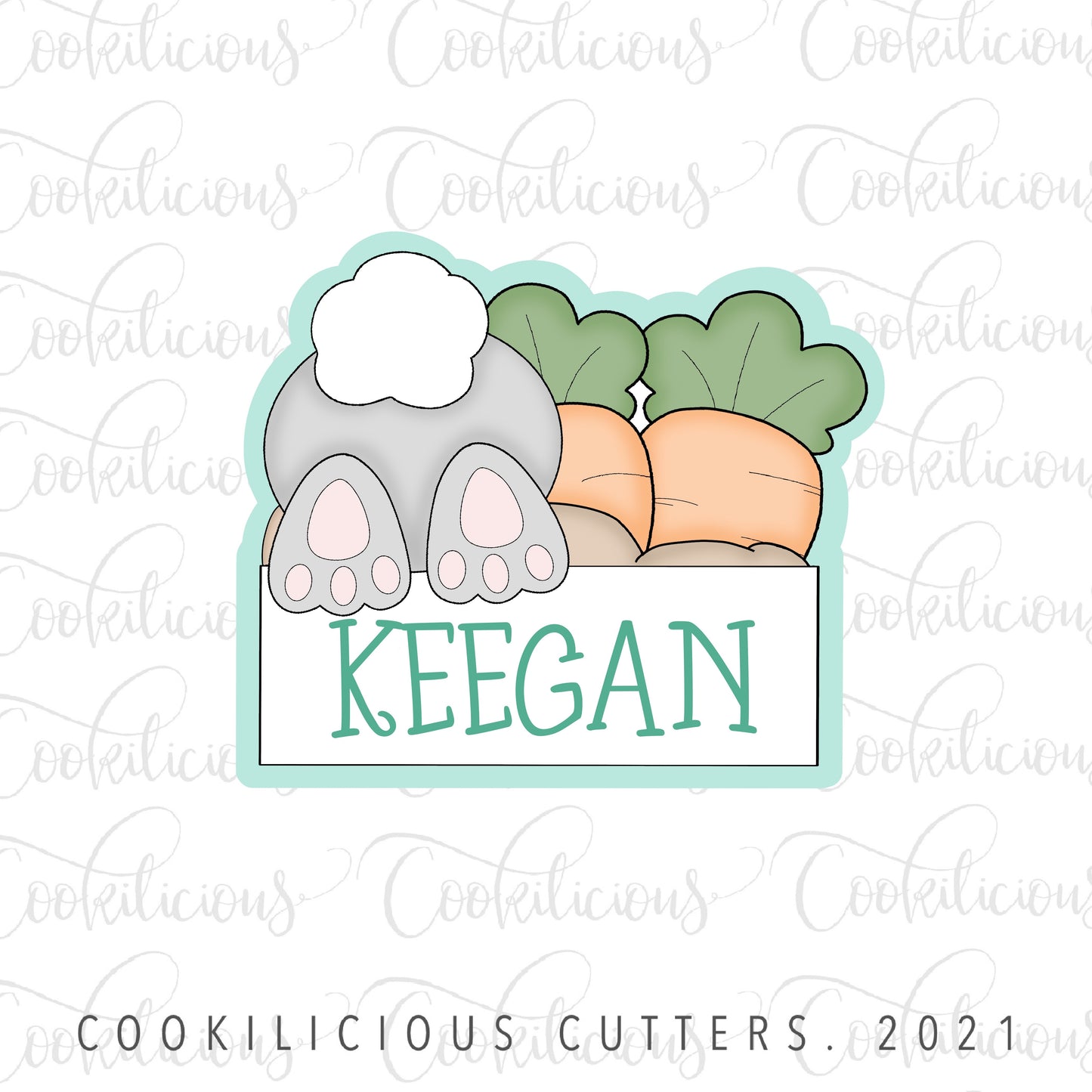 Bunny Bum Name Plaque