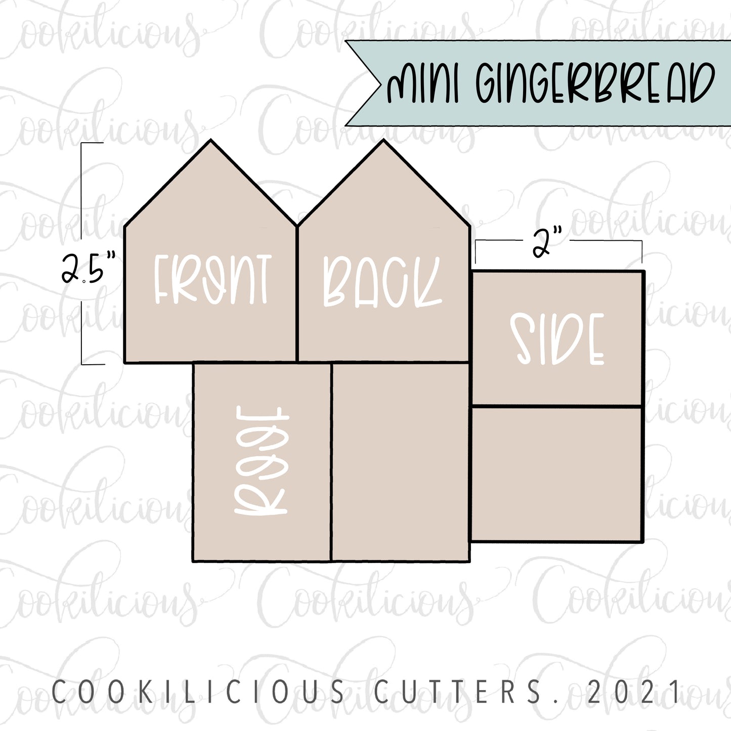 STL - BYO MINI GINGY HOUSE
