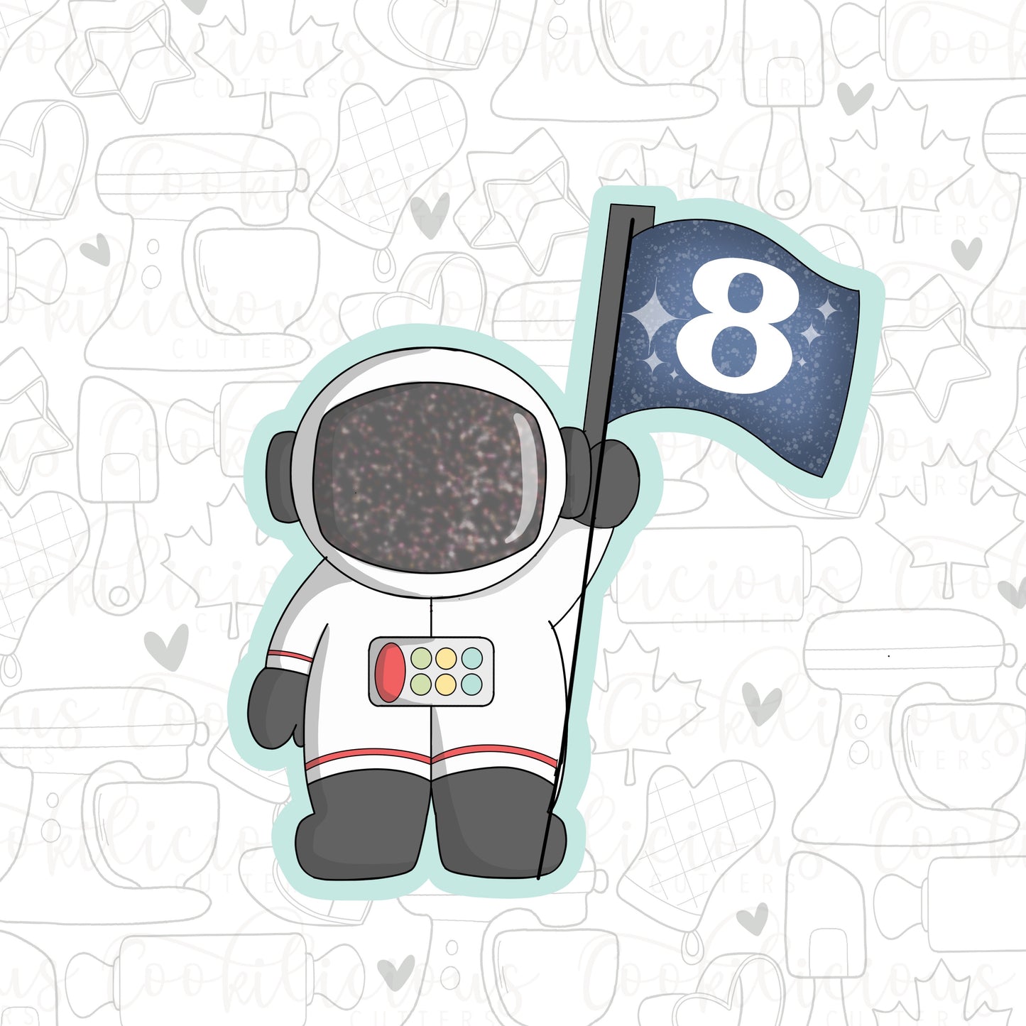 Astronaut with Flag